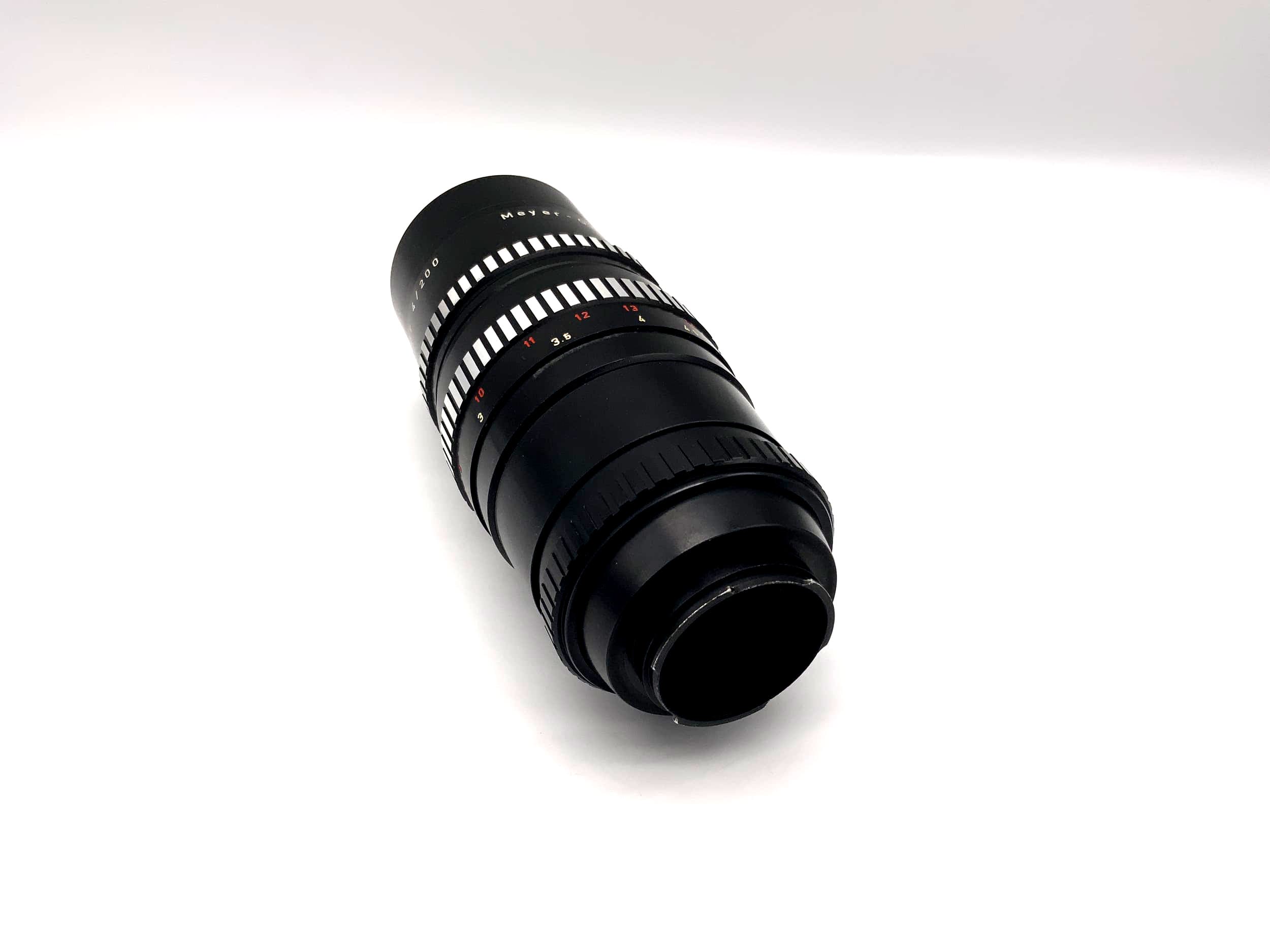 Meyer Optik Görlitz 200mm 1:4 lens Orestegor 15 Blades Camera Lens (Exa)