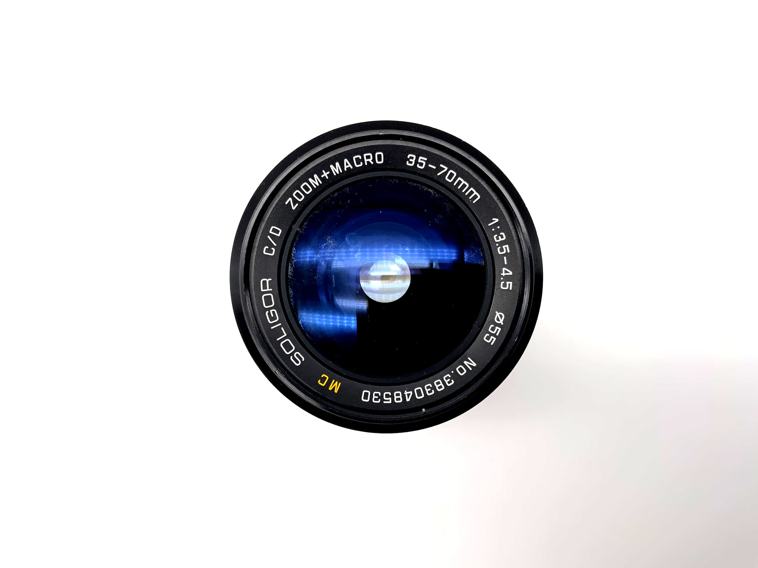 Soligor 35-70mm 1:3.5-4.5 Lens C/D Zoom + Macro MC Camera Lens (Olympus OM)
