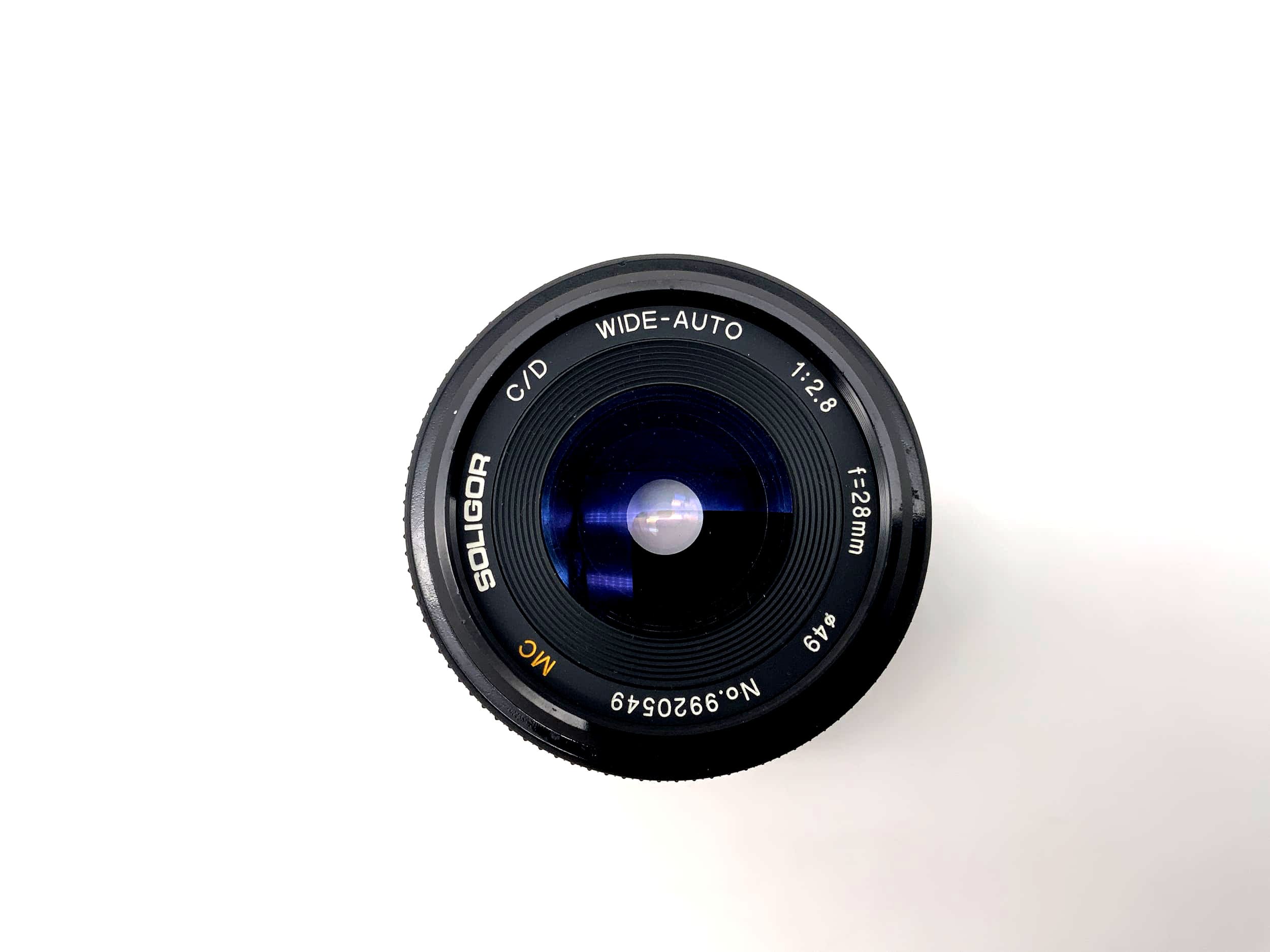 Soligor 28mm 1:2.8 Lens C/D Wide-Auto Wide Angle MC Lens (Olympus OM)