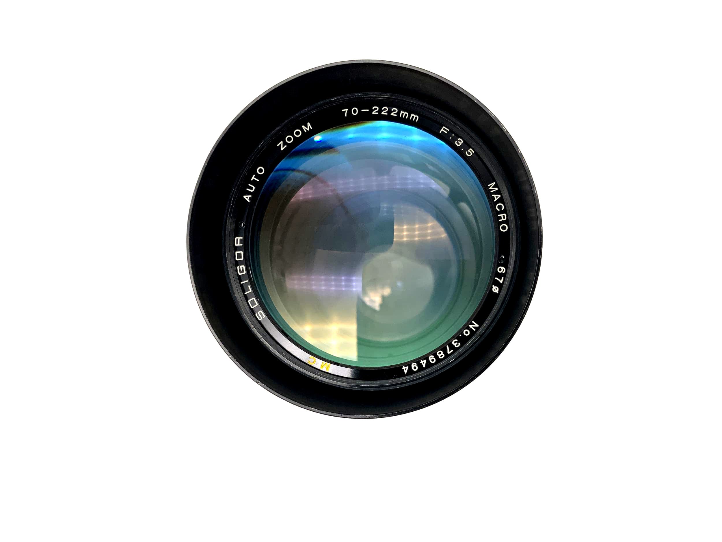 Soligor 70-222mm 1:3.5 Macro Auto Zoom Camera Lens (Konica AR)