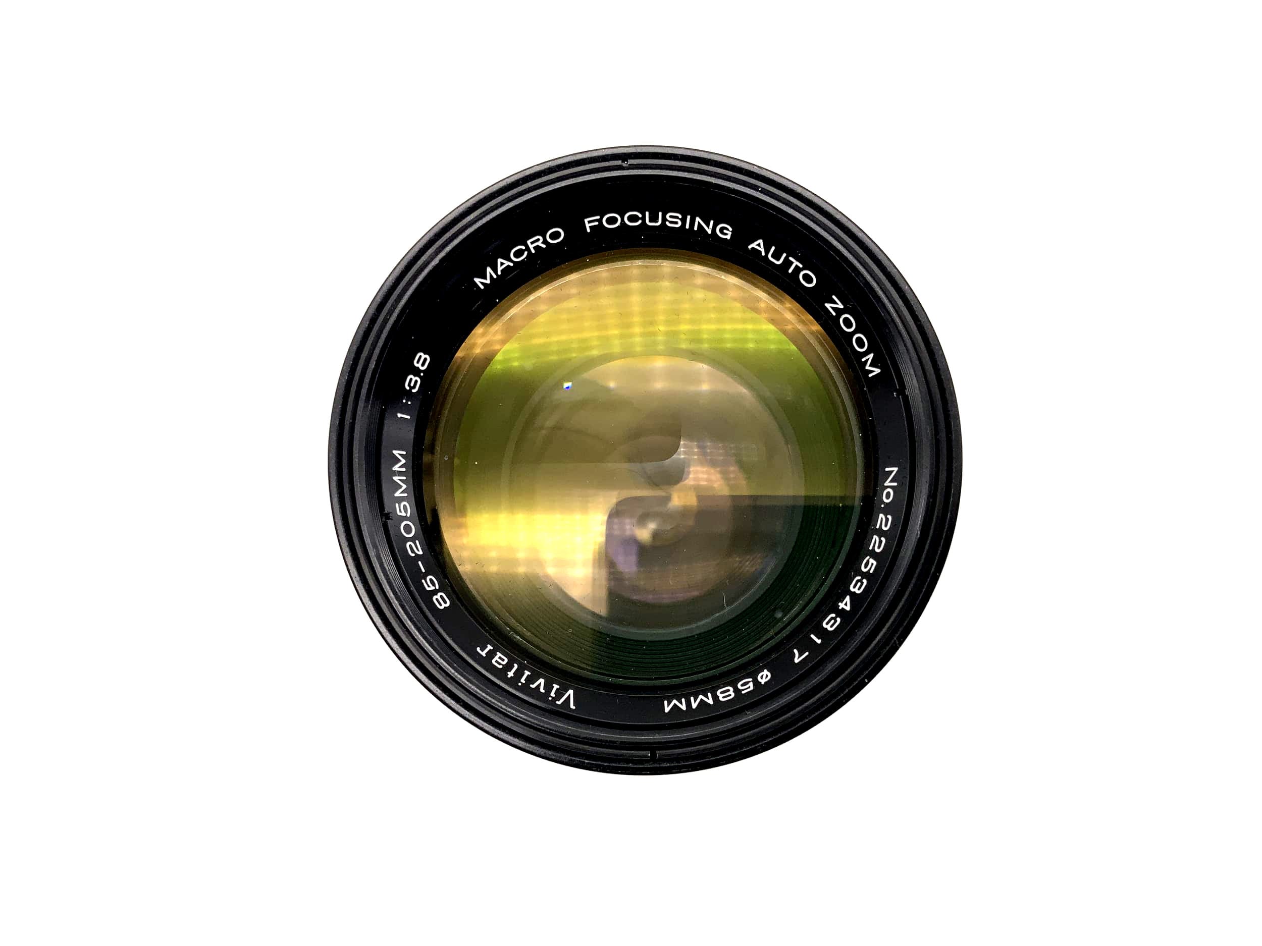 Vivitar 85-205mm 1:3.8 Lens Macro Focusing Auto Zoom Lens (Konica AR)