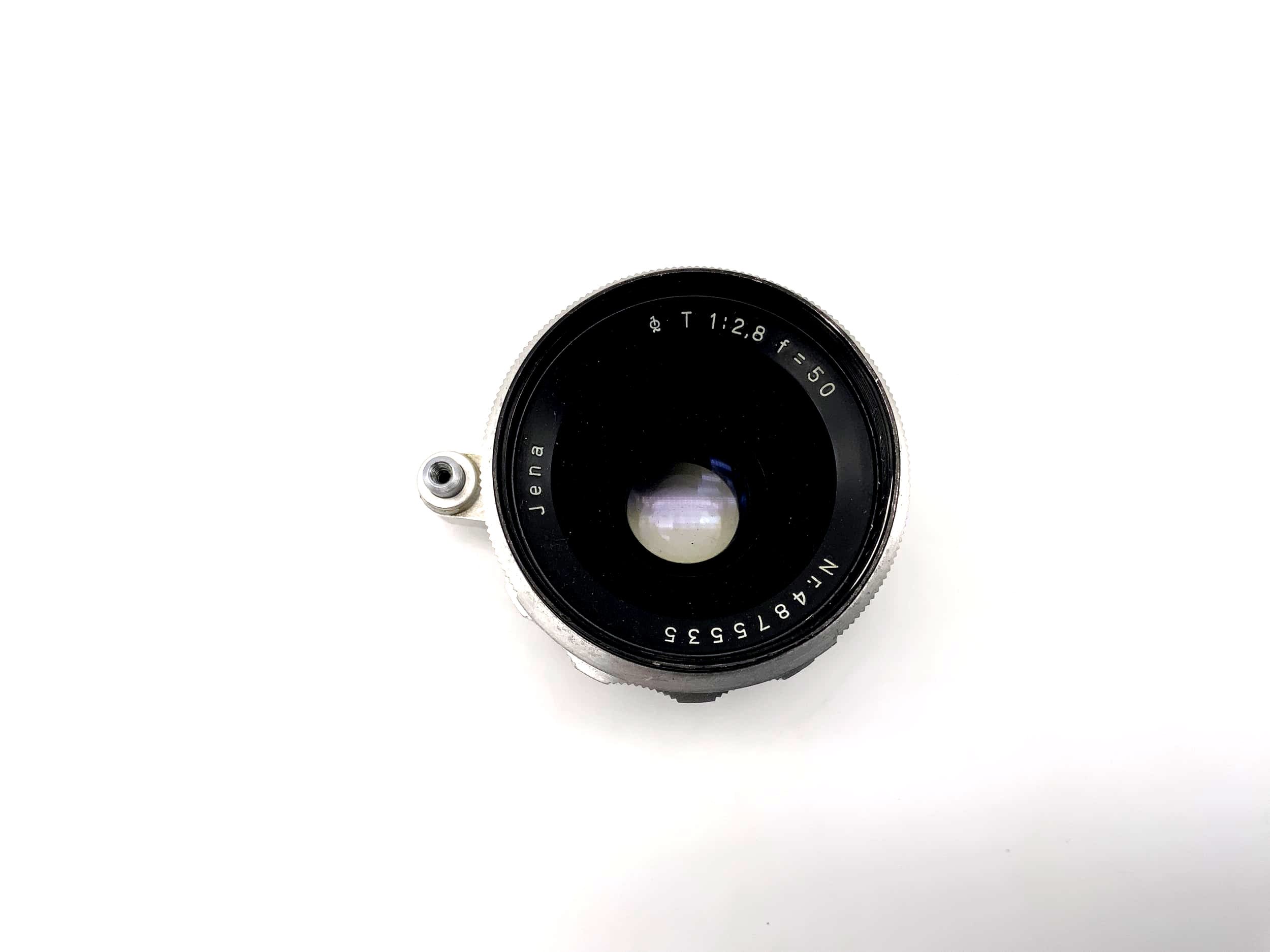 Carl Zeiss Jena 50mm 1:2.8 Lens Camera Lens (Exa)