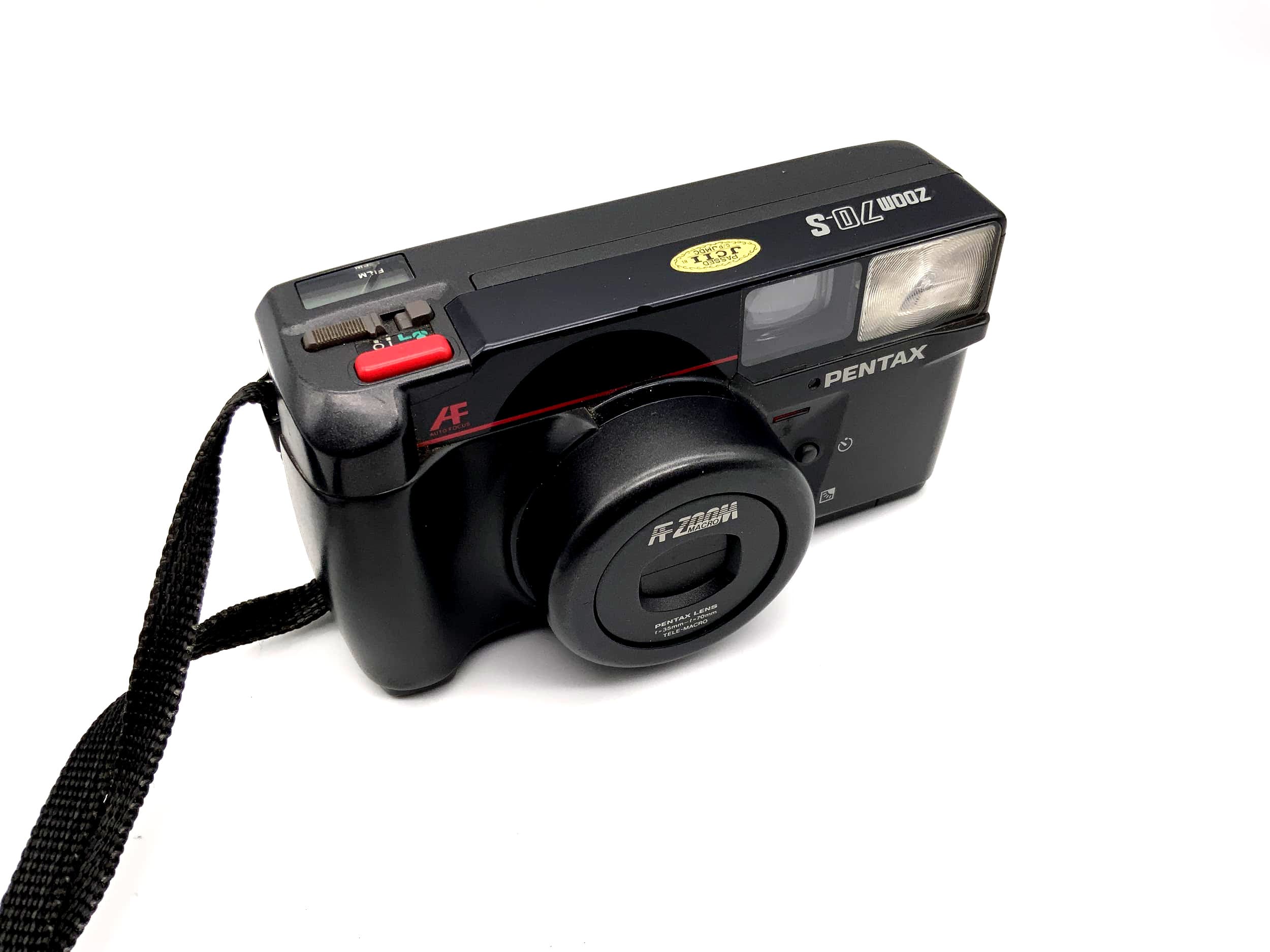 Pentax Zoom-70 S analog camera AF 35mm point &amp; shoot compact camera