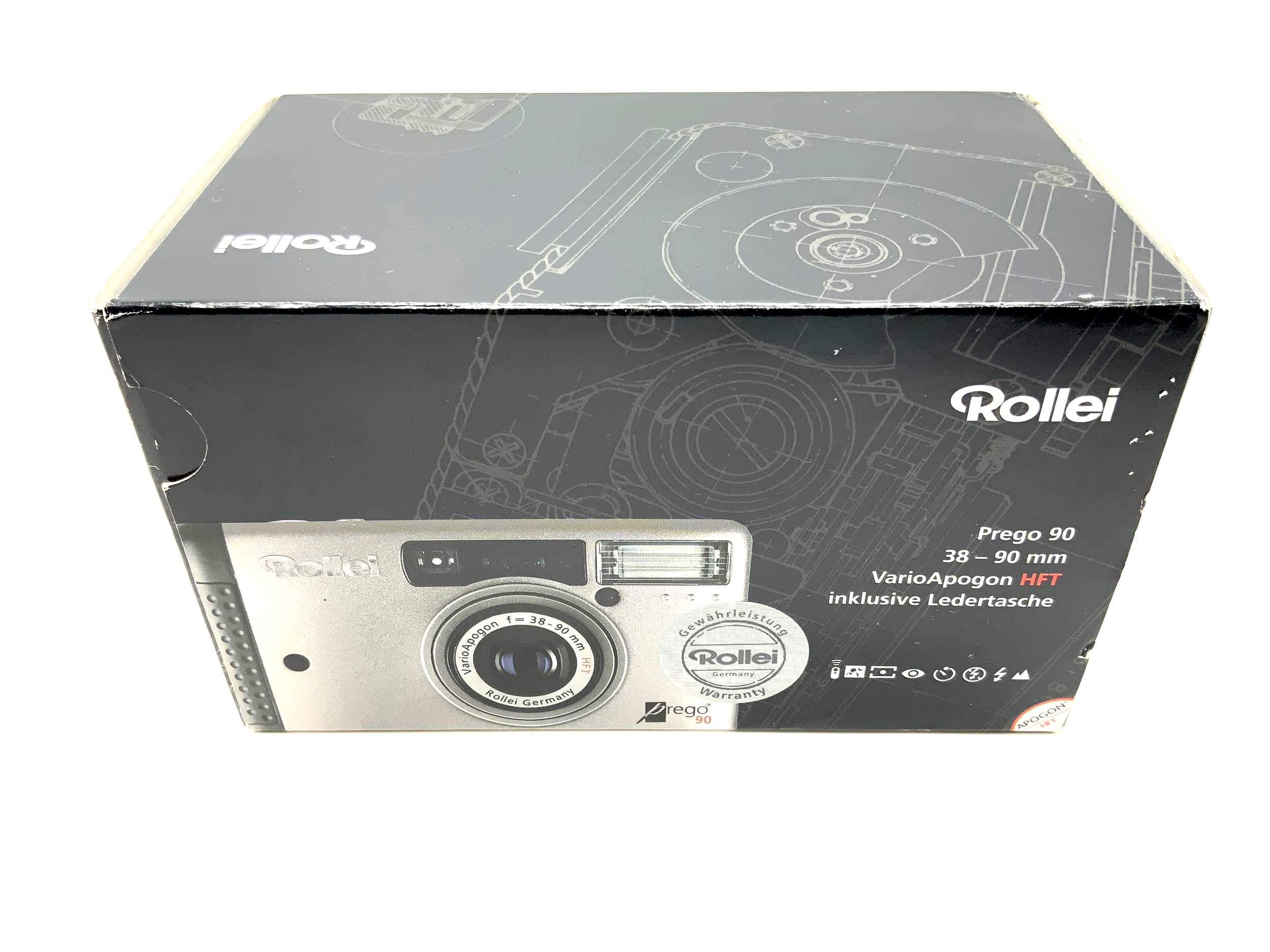 Rollei Prego 90 Compact Camera Point&amp;Shoot Camera 35mm Original Packaging without Battery
