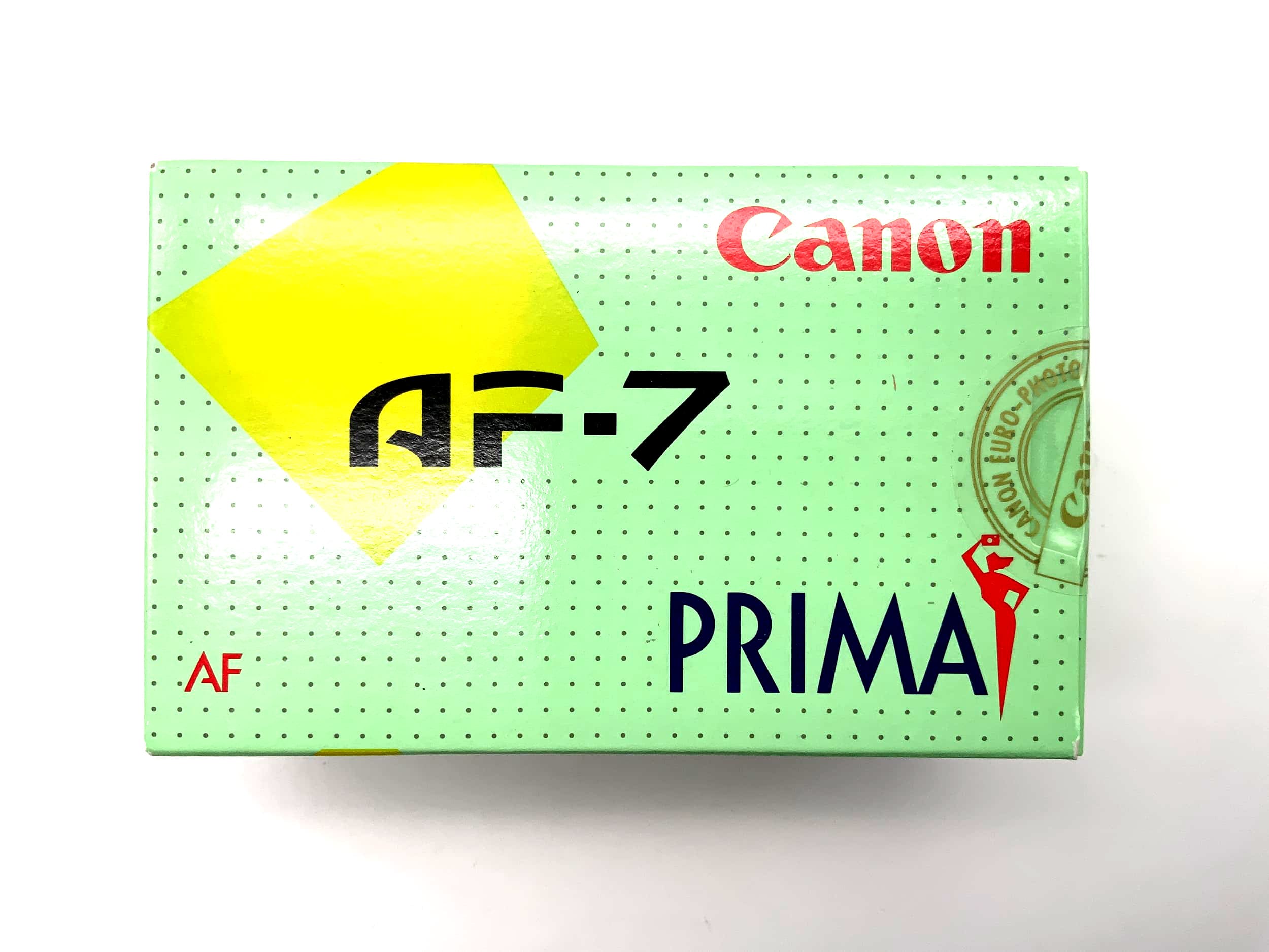 Canon Prima AF-7 Compact Camera Point&amp;Shoot Camera 35mm Original Packaging without Battery