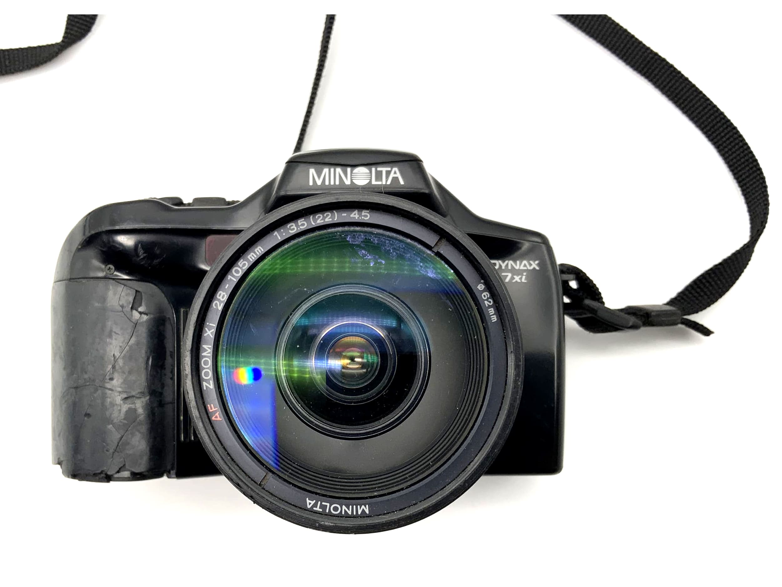 Minolta Dynax 7 xi analog SLR camera with AF Zoom Xi 1:3.5-4.5 lens
