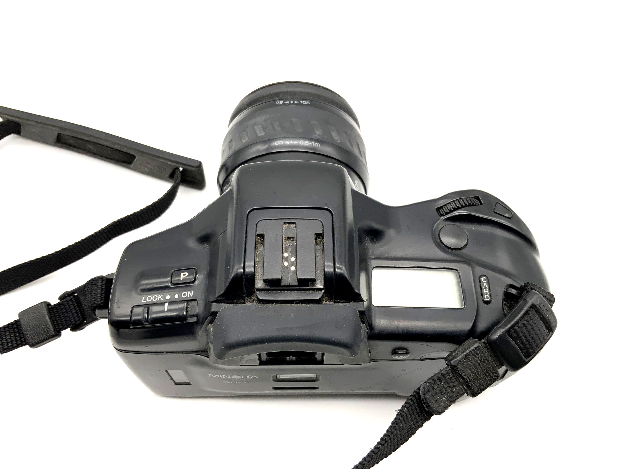 Minolta Dynax 7 xi analog SLR camera with AF Zoom Xi 1:3.5-4.5 lens