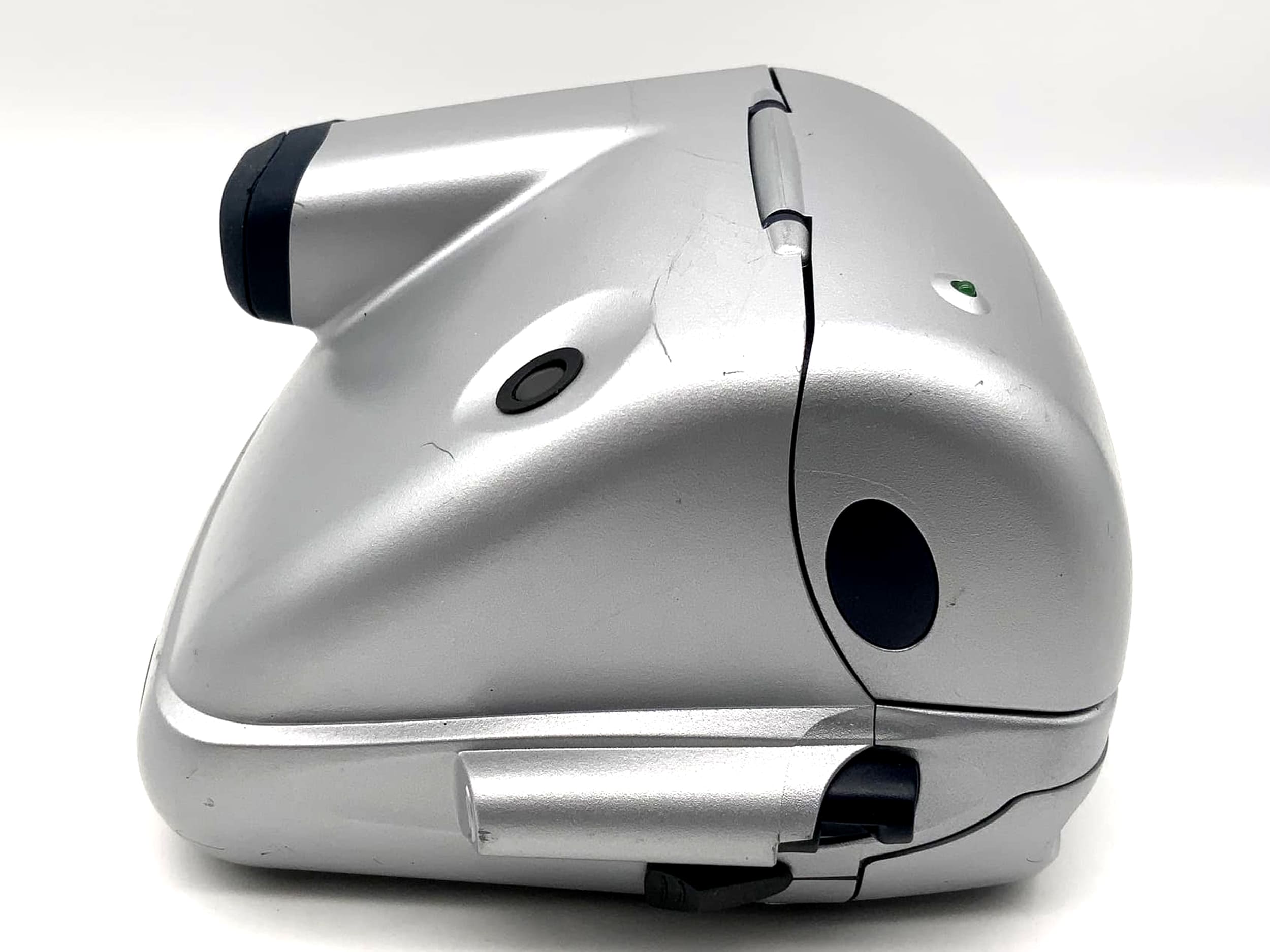 Polaroid P 600 compact camera, silver, instant camera, instant picture camera