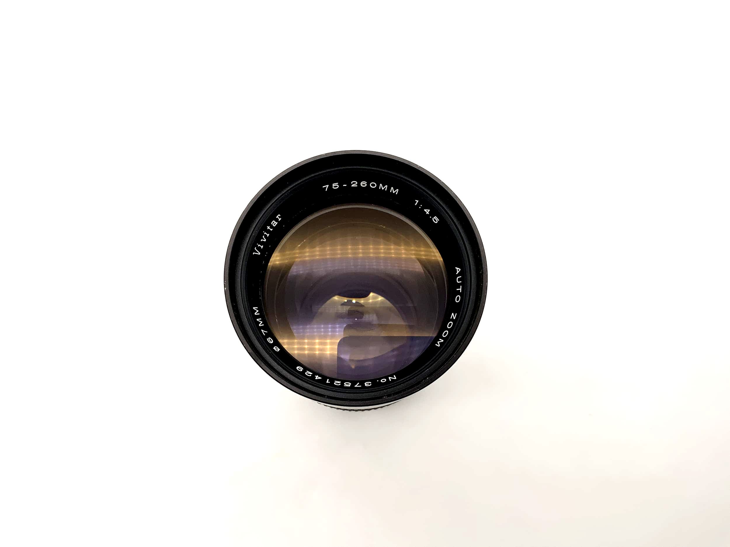 Vivitar 75-260mm 1:4.5 Lens Auto Zoom Camera Lens (Nikon F)