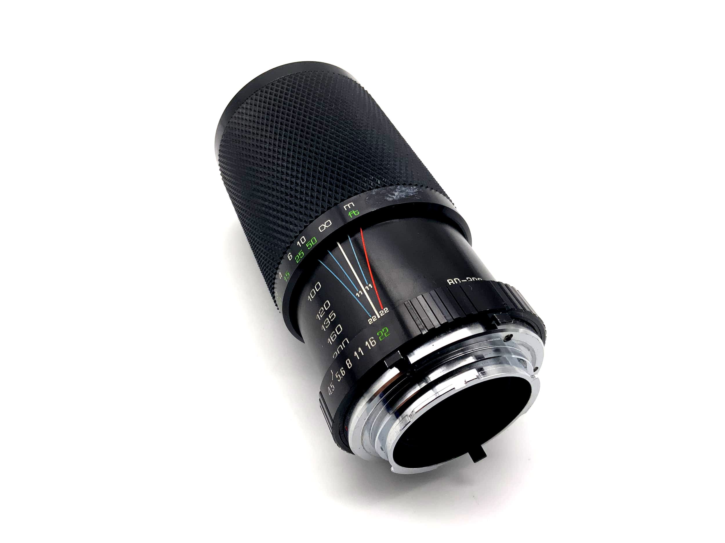 Soligor 80-200mm 1:4.5 Lens C/D Zoom+Macro MC Camera Lens (Minolta MD)