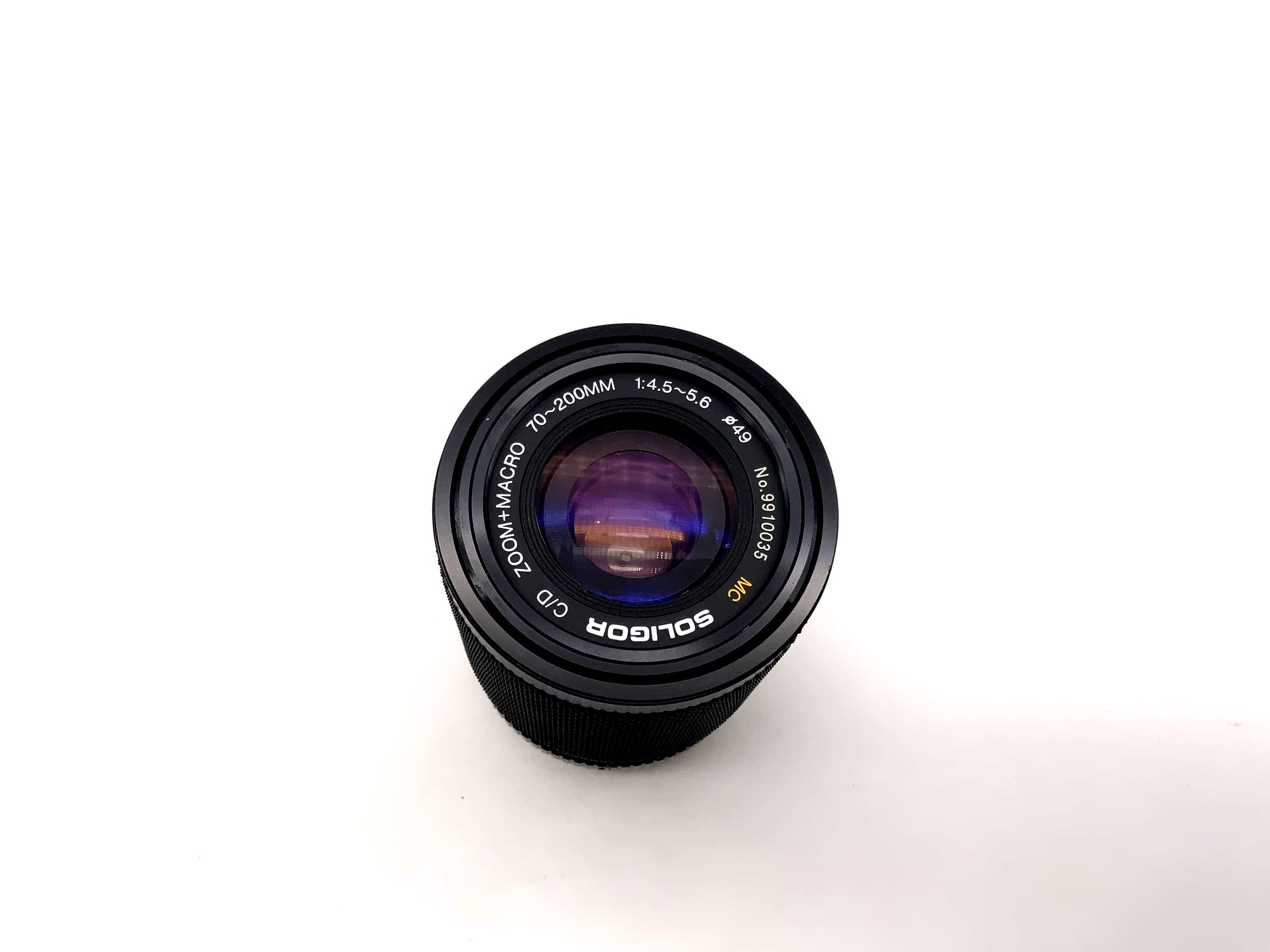 Soligor 70-200mm 1:4.5-5.6 Lens C/D Zoom+Macro MC Camera Lens (Pentax K)