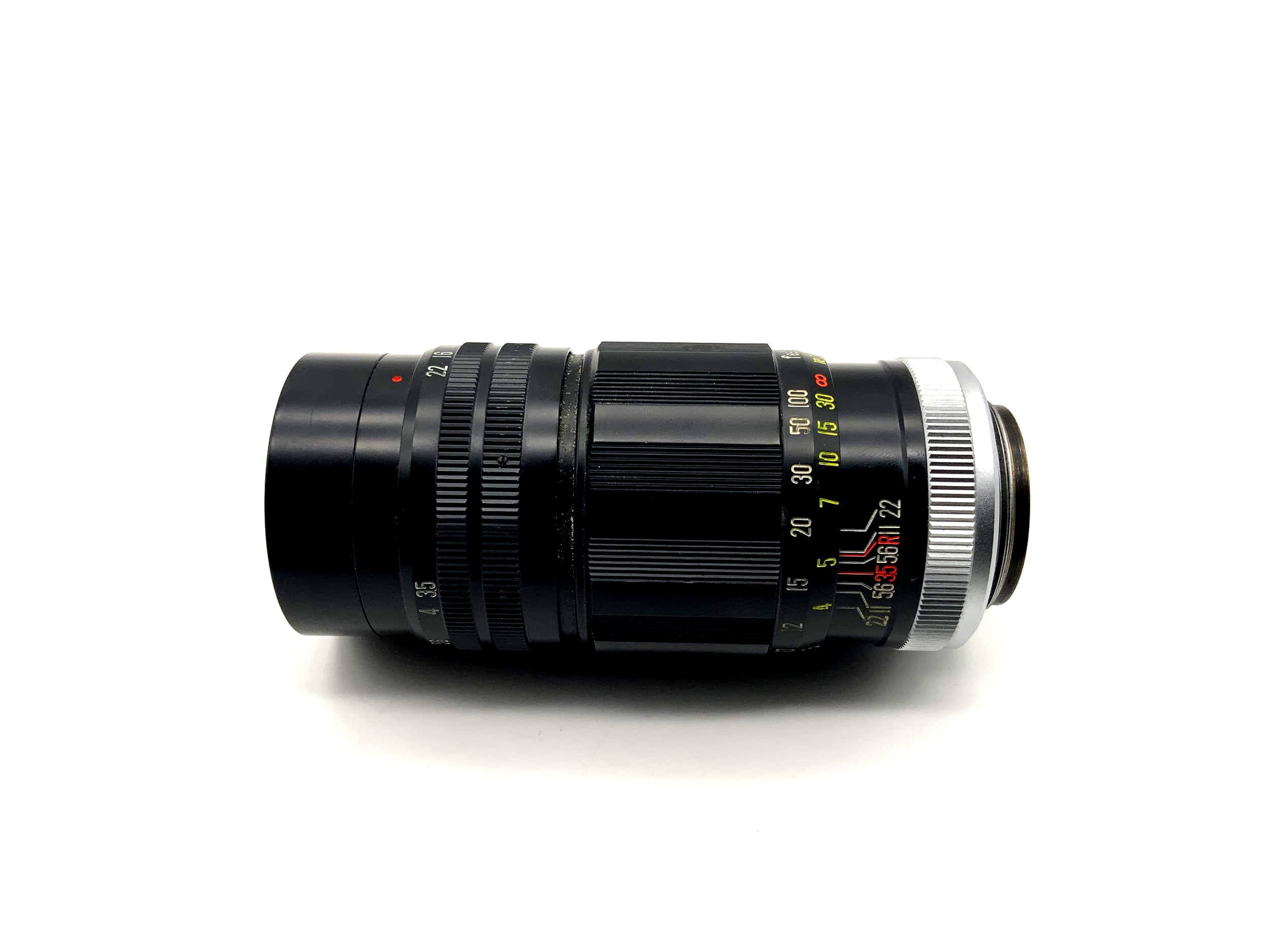 Komura 135mm 1:3.5 lens, Sankyo Kohki 15 Blades camera (M39 Leica thread LTM)