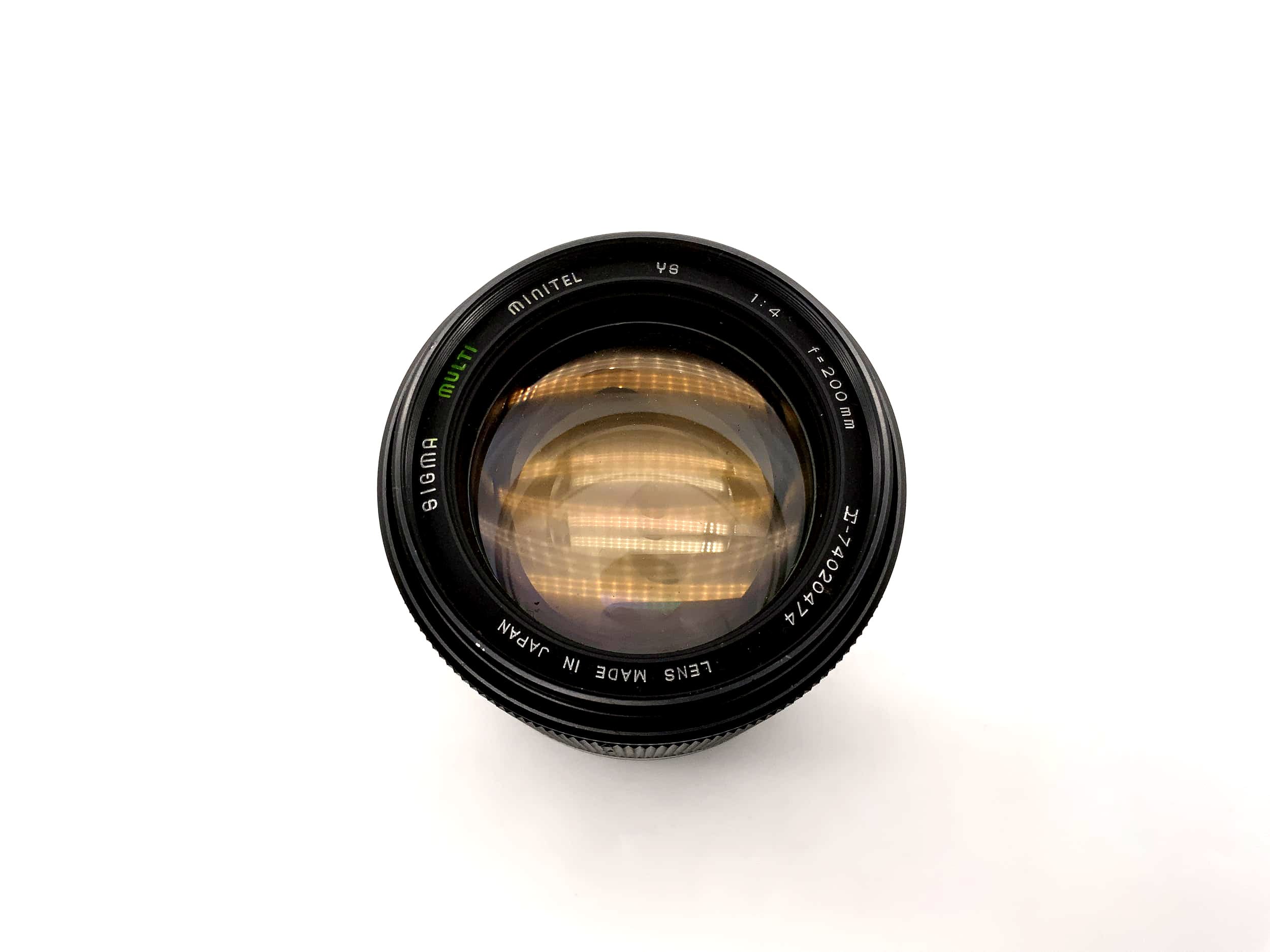 Sigma 200mm 1:4 Lens Multi Minitel YS Camera Lens (M42)