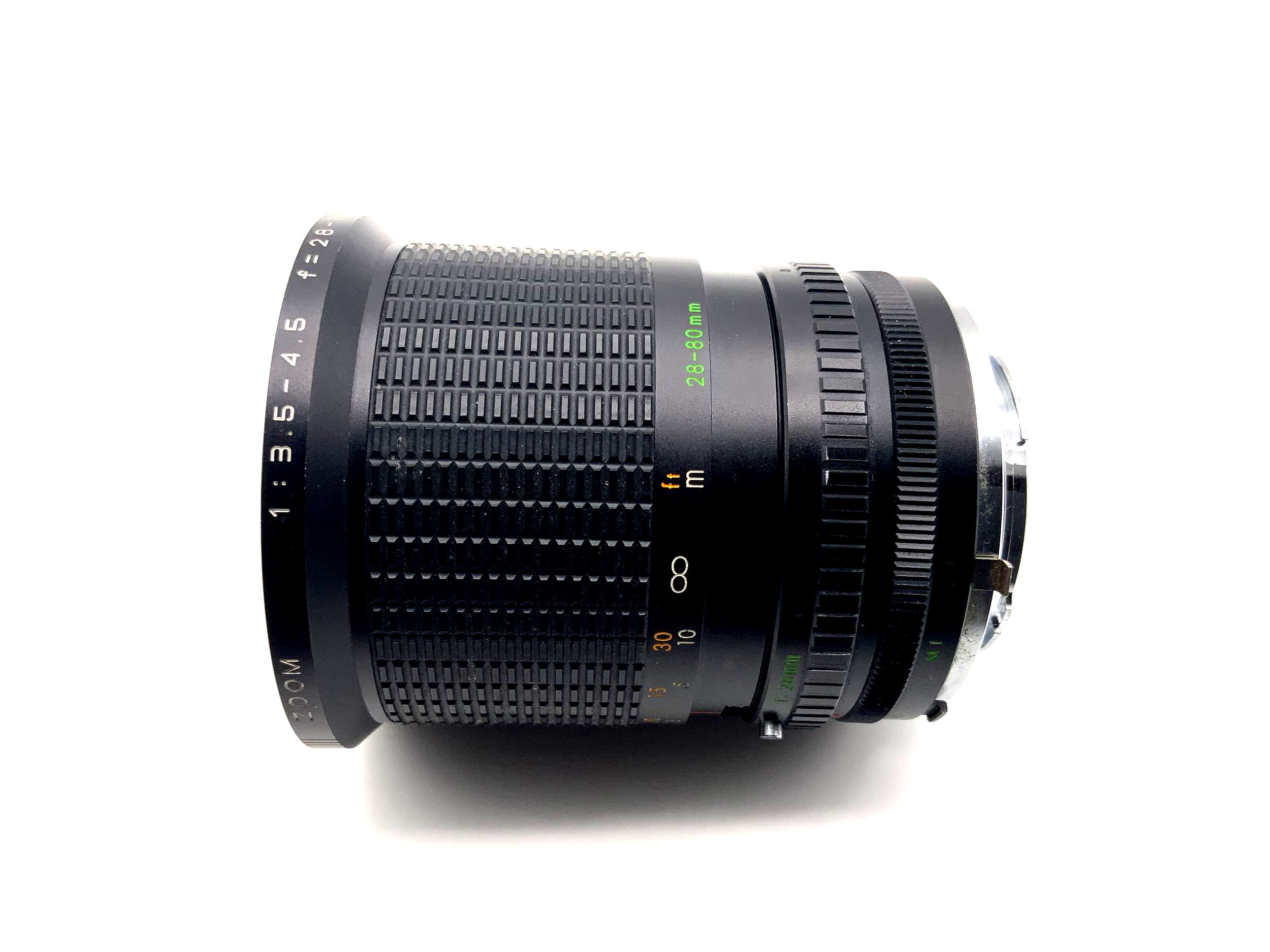 Makinon 28-80mm 1:3.5-4.5 Lens Auto Zoom Multi Coating Lens (Minolta MD)