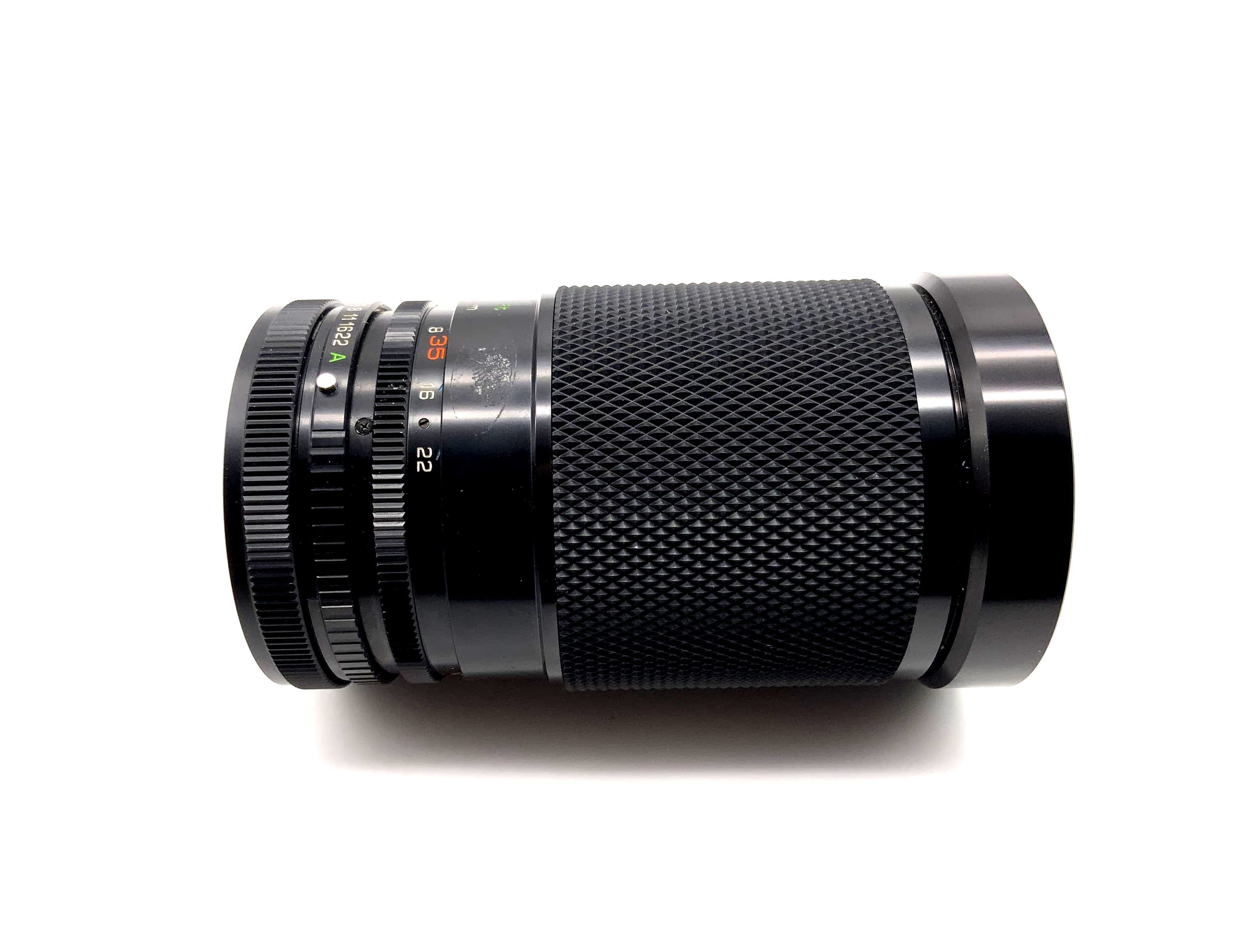 Soligor 35-200mm 1:3.5-4.5 Lens C/D Zoom+Macro MC Camera Lens (Canon FD)