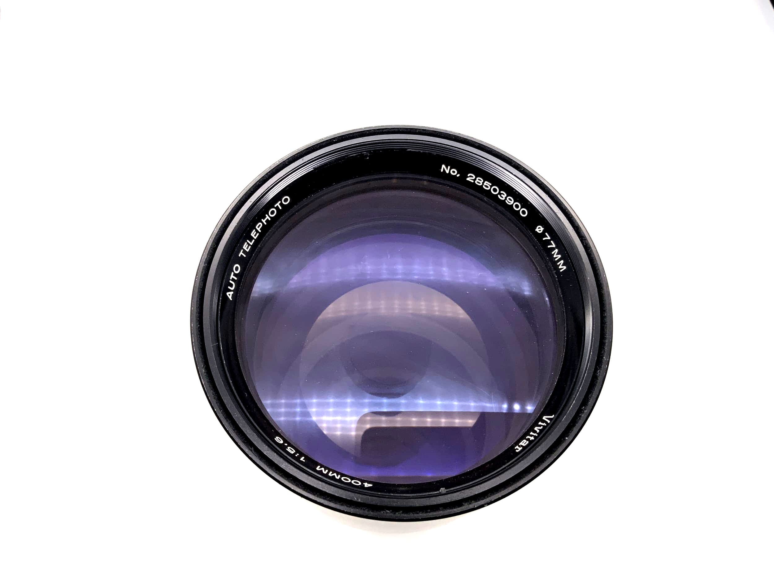 Vivitar 400mm 1:5.6 Lens Auto Telephoto Camera Lens (Nikon F)