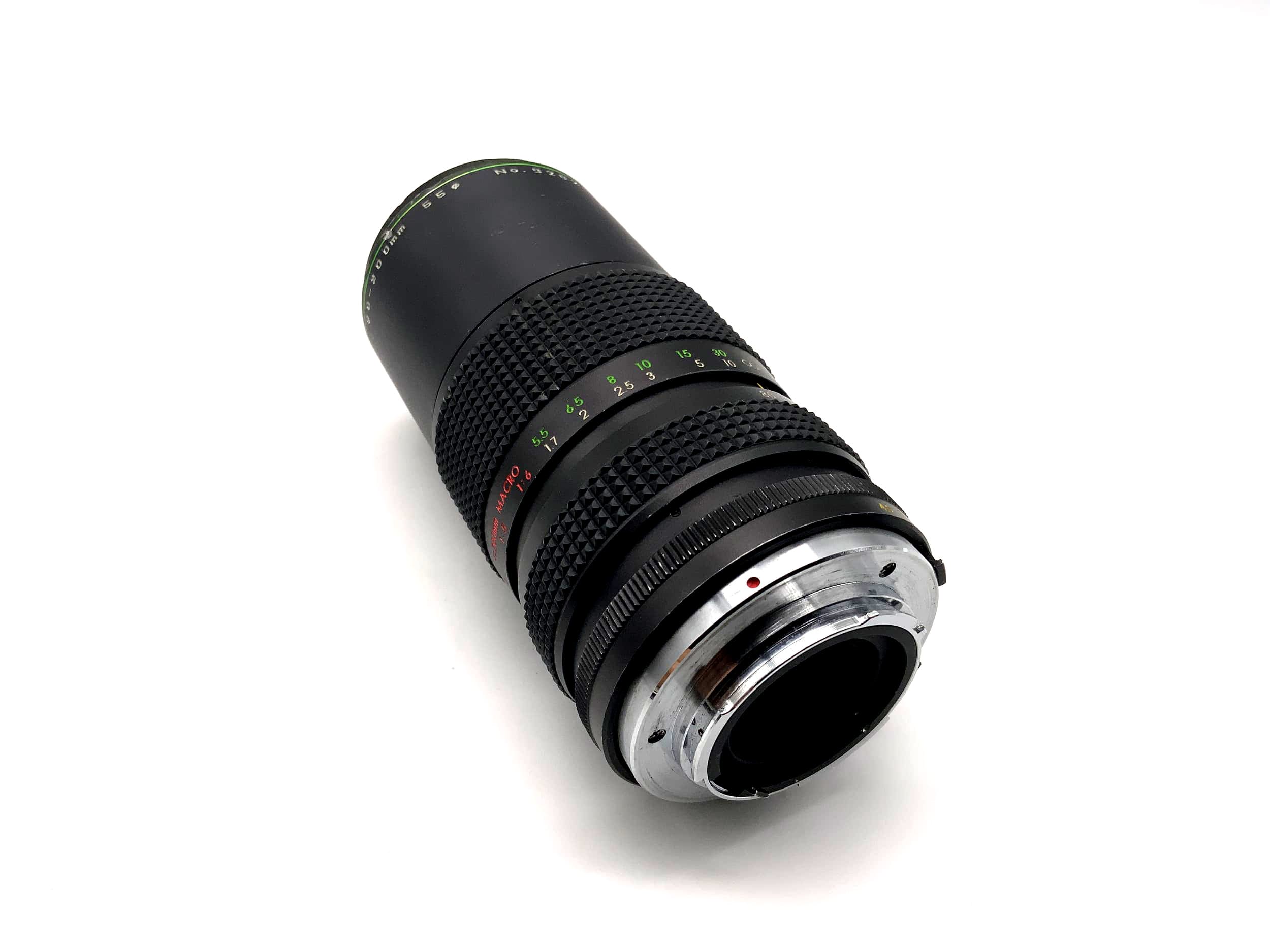 Hanimex 80-200mm 1:4.5 Lens Automatic Zoom MC Camera Lens (Minolta MD)