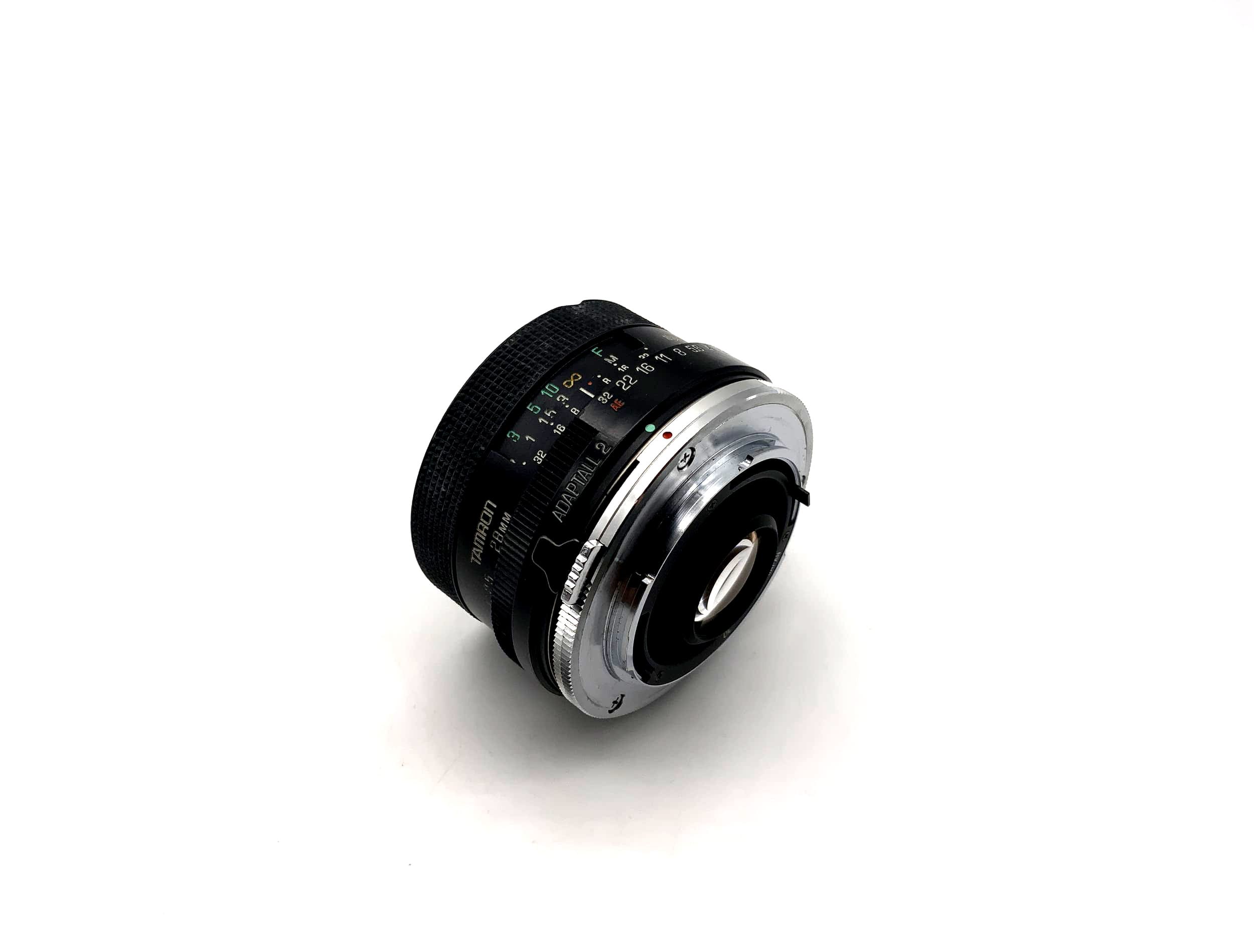 Tamron 28mm 1:2.5 Lens Olympus OM BBAR MC Camera Lens (Adaptall-2)