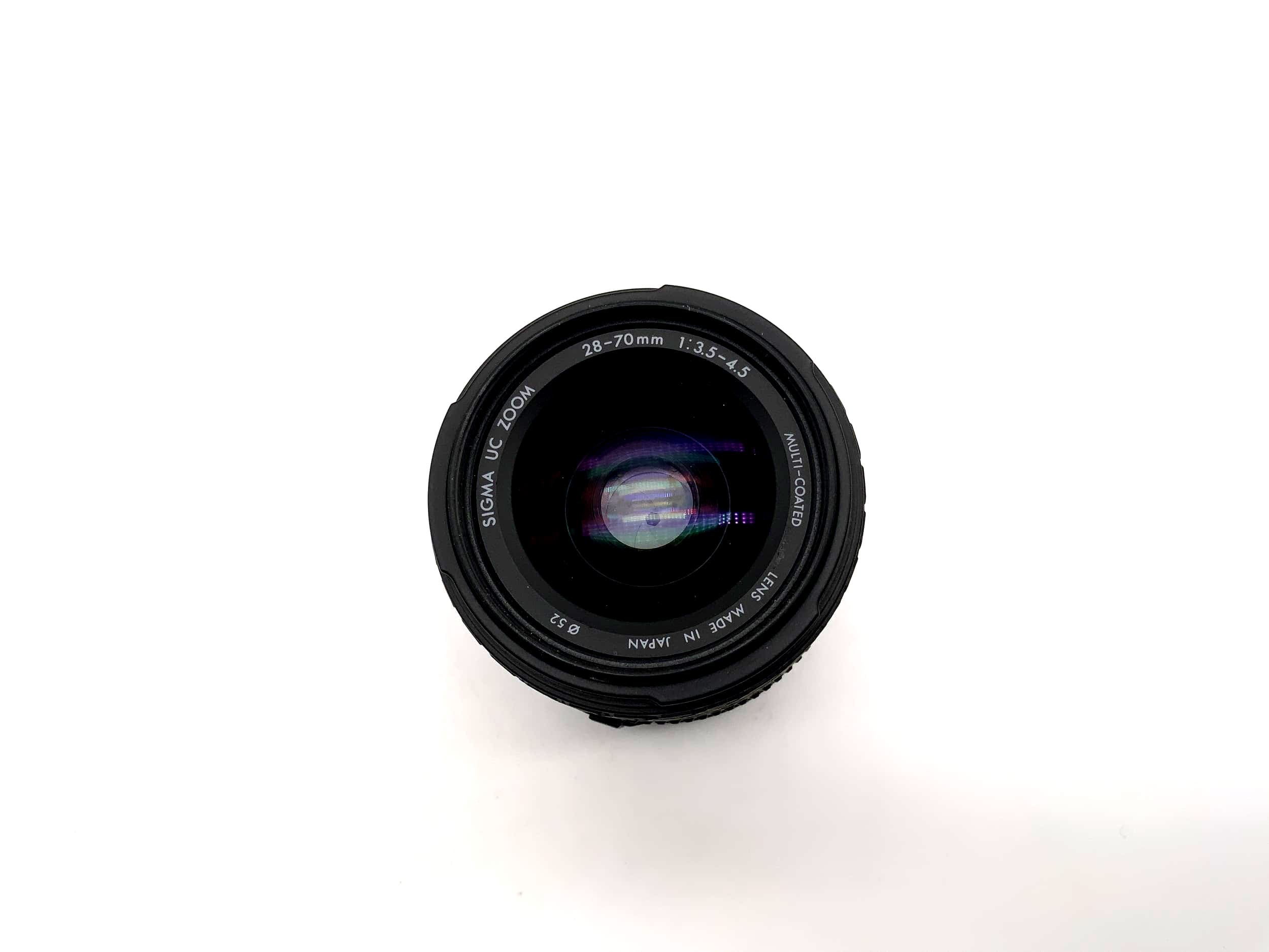 Sigma 28-70mm 1:3.5-4.5 Lens UC Zoom Multi Coated Camera Lens (Minolta MD)