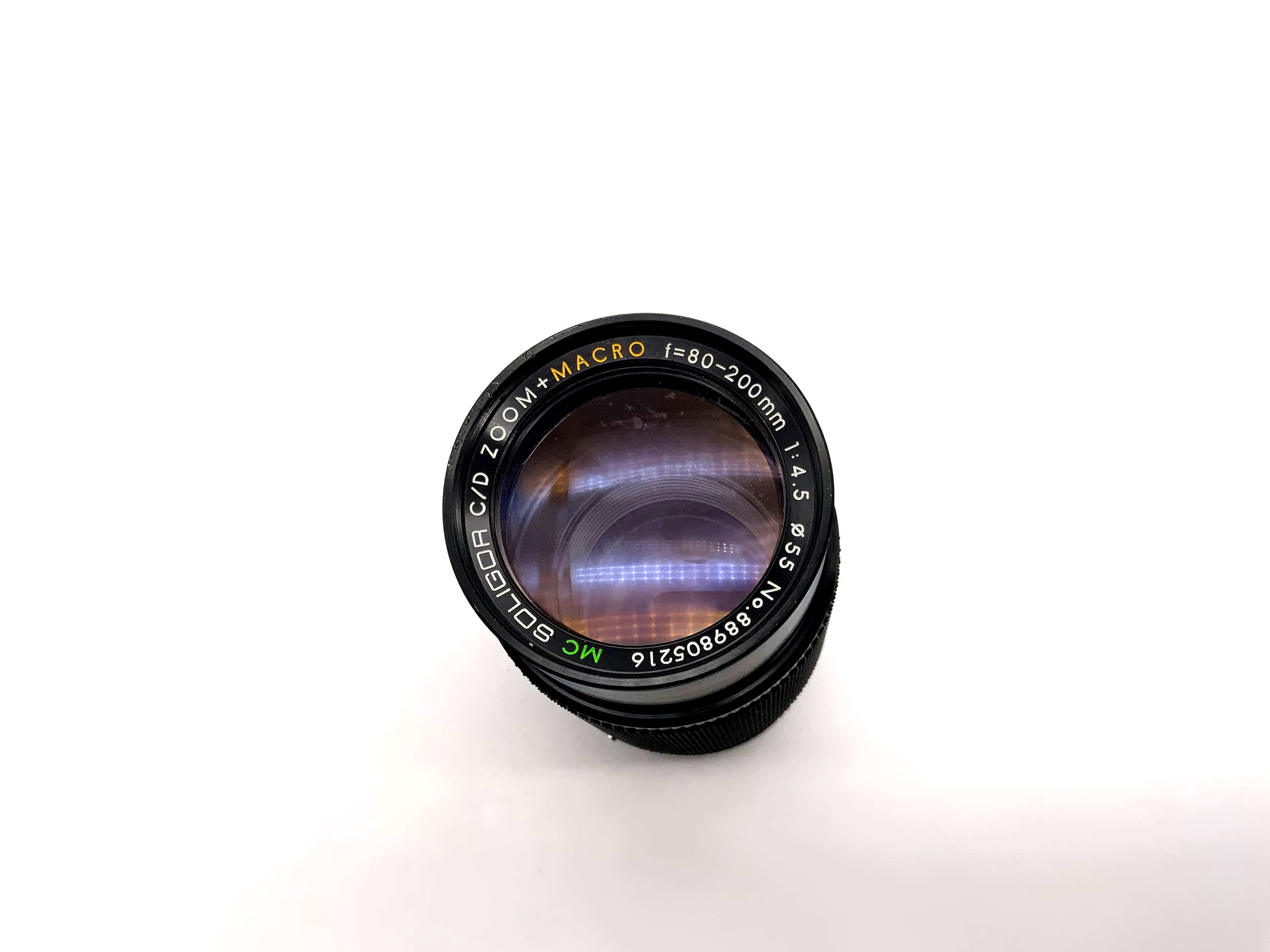 Soligor 80-200mm 1:4.5 Lens C/D Zoom+Macro MC Camera Lens (Pentax K)