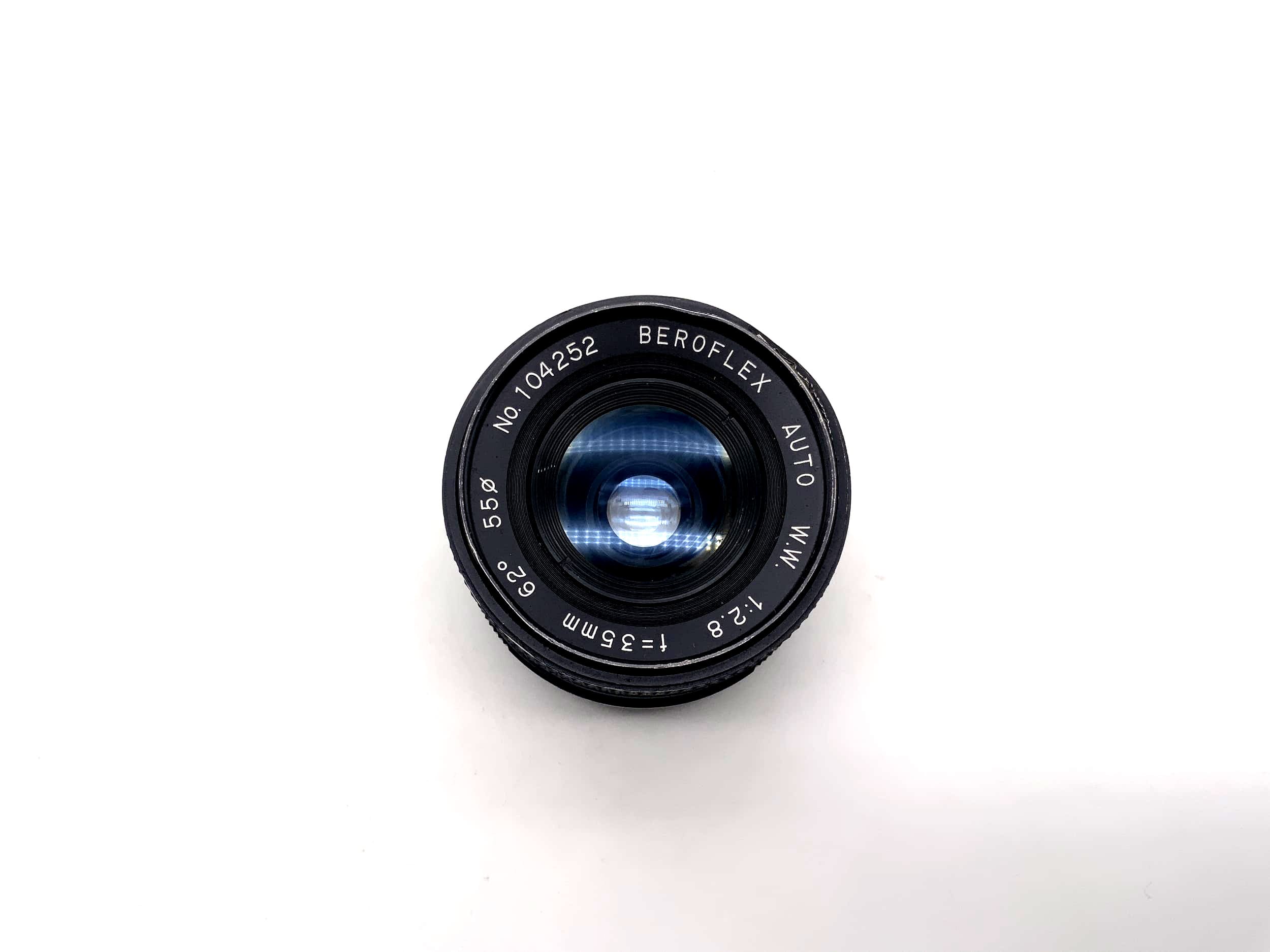 Beroflex 35mm 1:2.8 Lens Auto WW Wide Angle Camera Lens (M42)