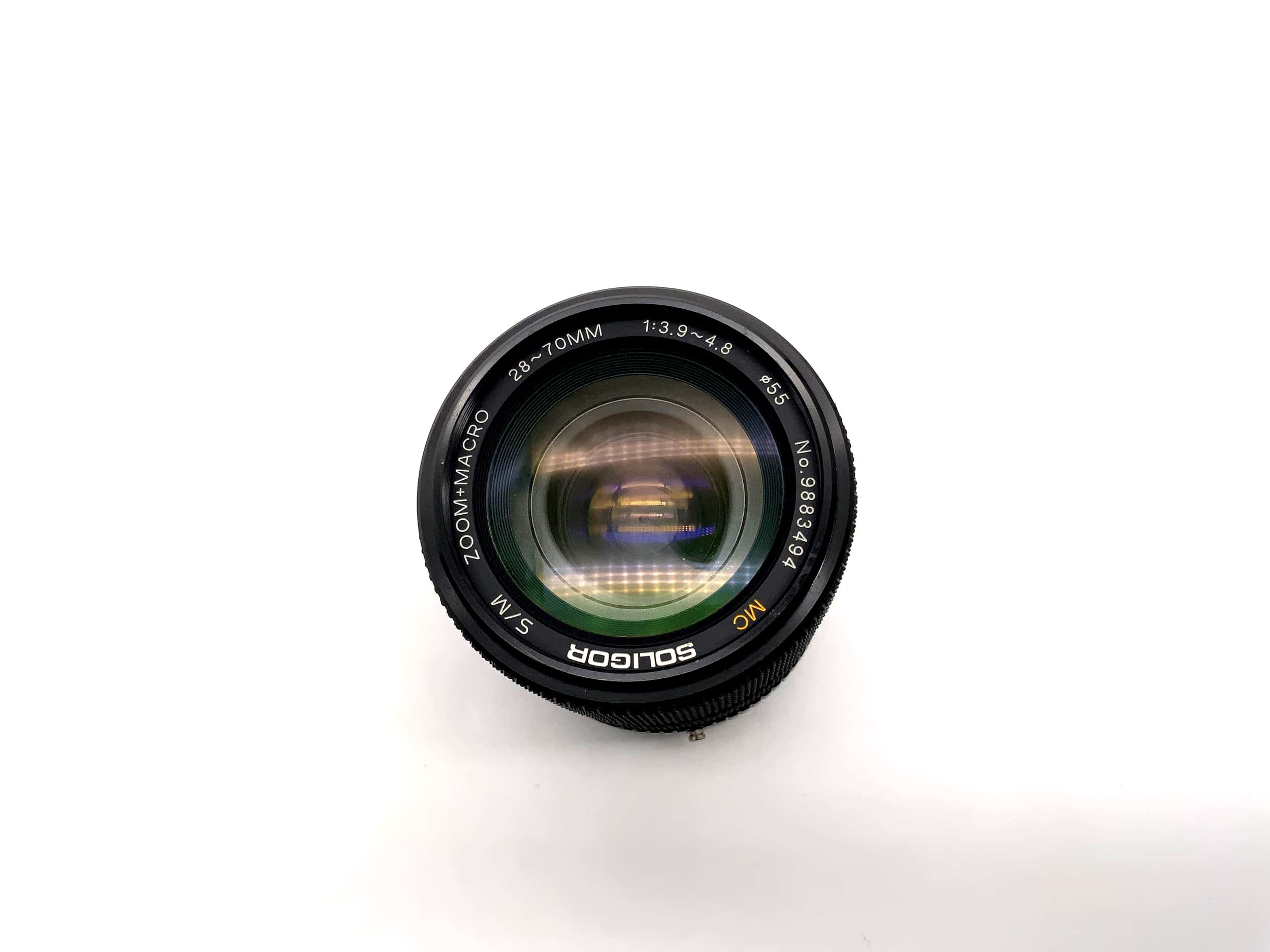 Soligor 28-70mm 1:3.9-4.8 Lens S/M Zoom+Macro MC Camera Lens (Pentax K)