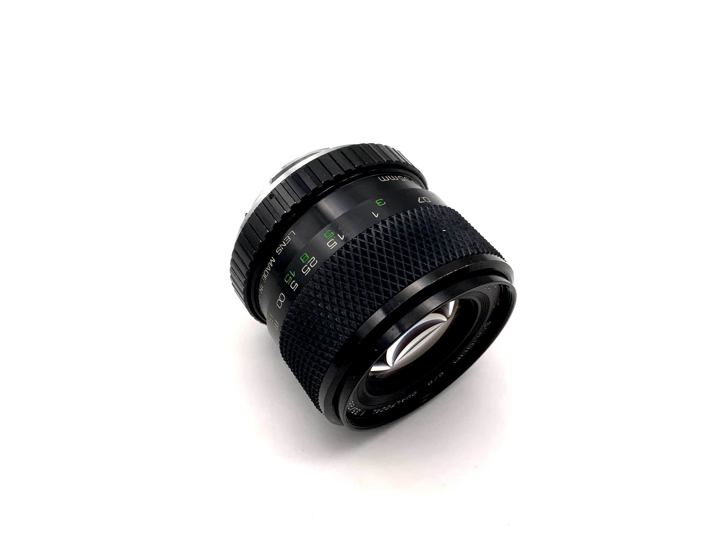 Soligor 28mm/35mm 1:3.5/3.8 Lens C/D Dualfocal MC Lens (Minolta MD)