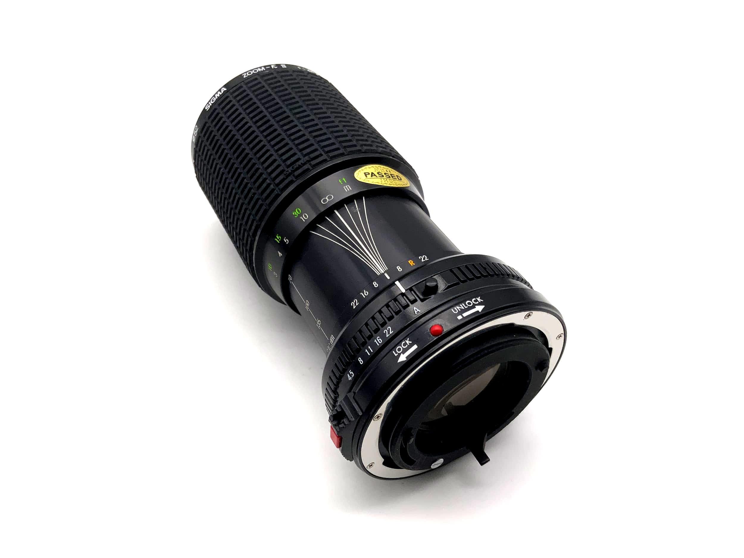 Sigma 70-210mm 1:4.5 Lens Zoom-K II Multi Coated Camera Lens (Canon FD)