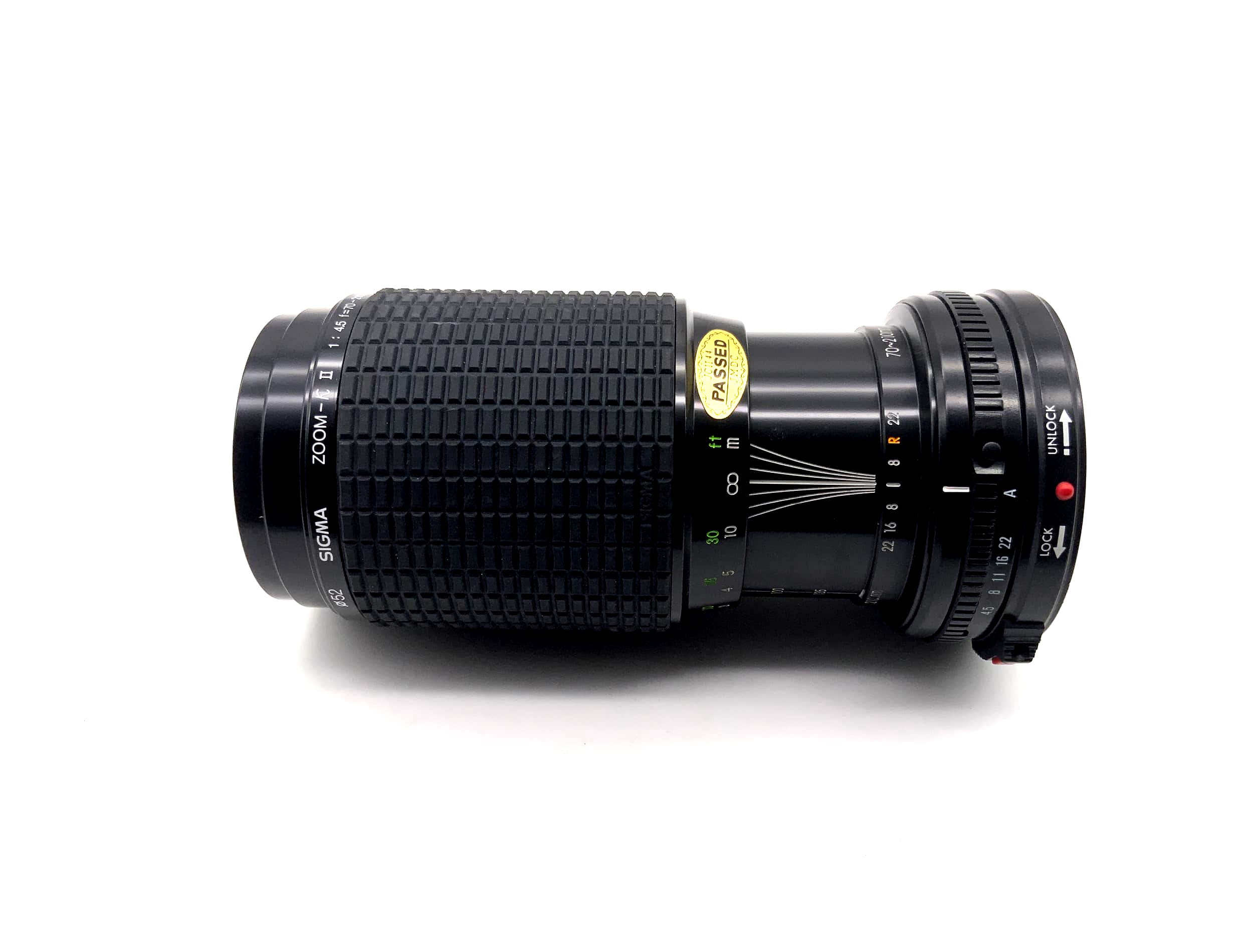 Sigma 70-210mm 1:4.5 Lens Zoom-K II Multi Coated Camera Lens (Canon FD)