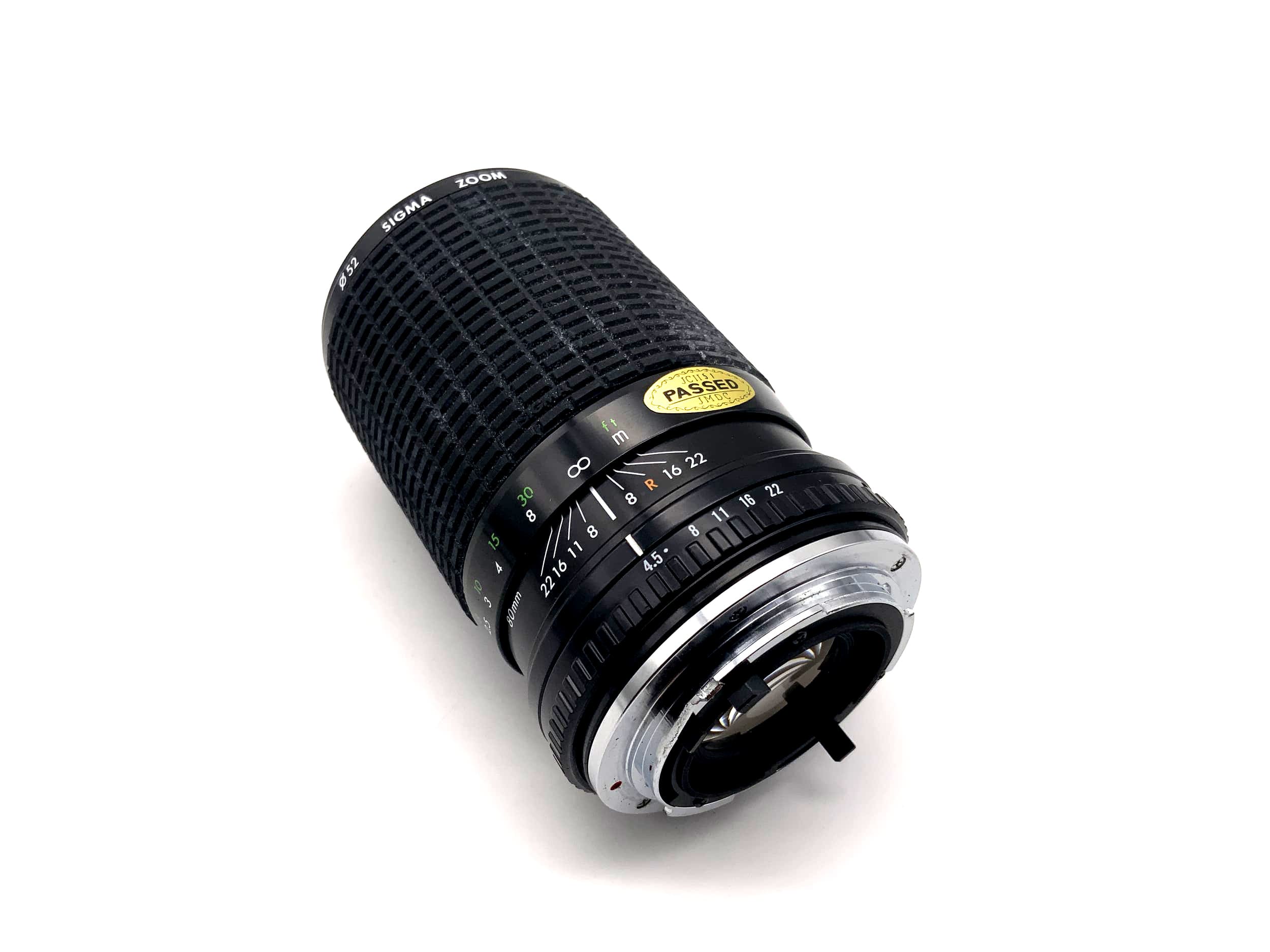 Sigma 80-200mm 1:4.5-5.6 Lens Multi Coated Zoom Lens (Yashica/Contax)