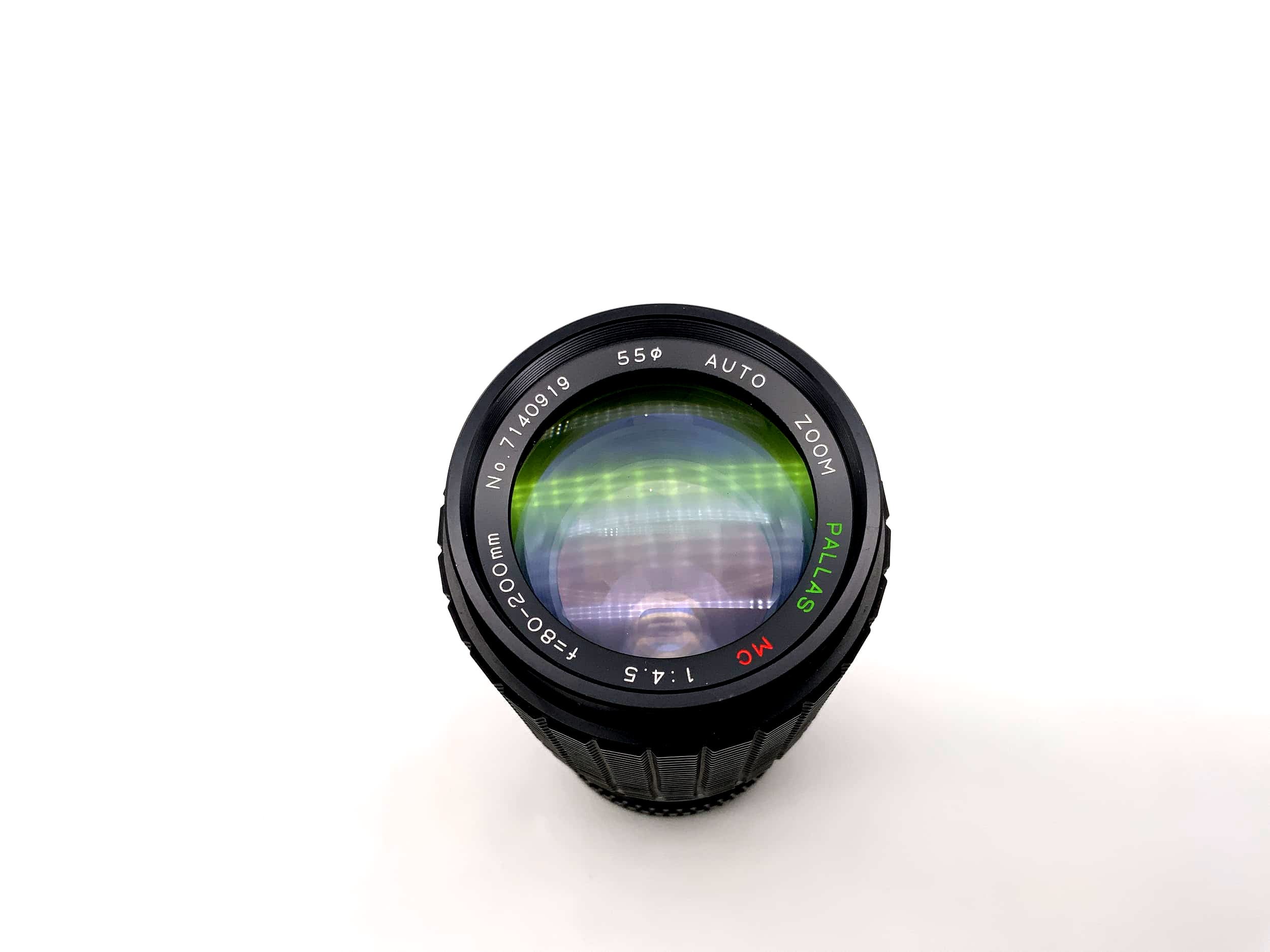 Pallas 80-200mm 1:4.5 Lens Auto Zoom Multi Coating Camera Lens (Canon FD)