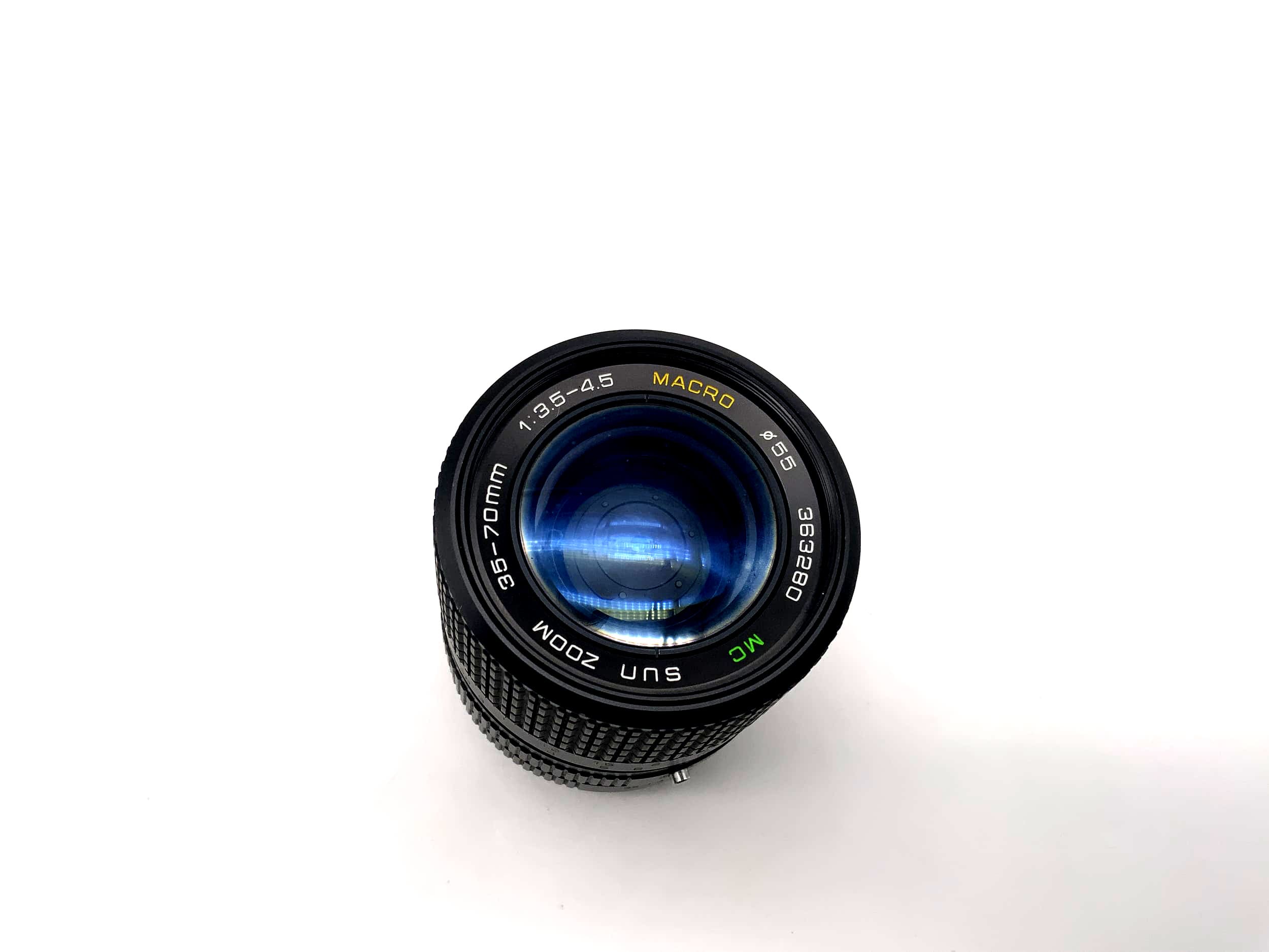Sun 35-70mm 1:3.5-4.5 Lens Macro Zoom MC Camera Lens (Yashica/Contax)