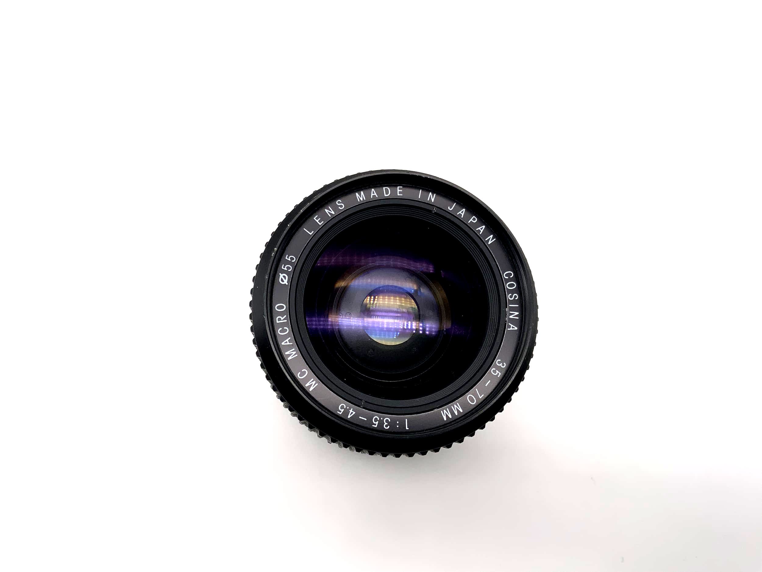Cosina 1:3.5-4.5 35-70mm Lens MC Macro Camera Camera Lens (Canon FD)