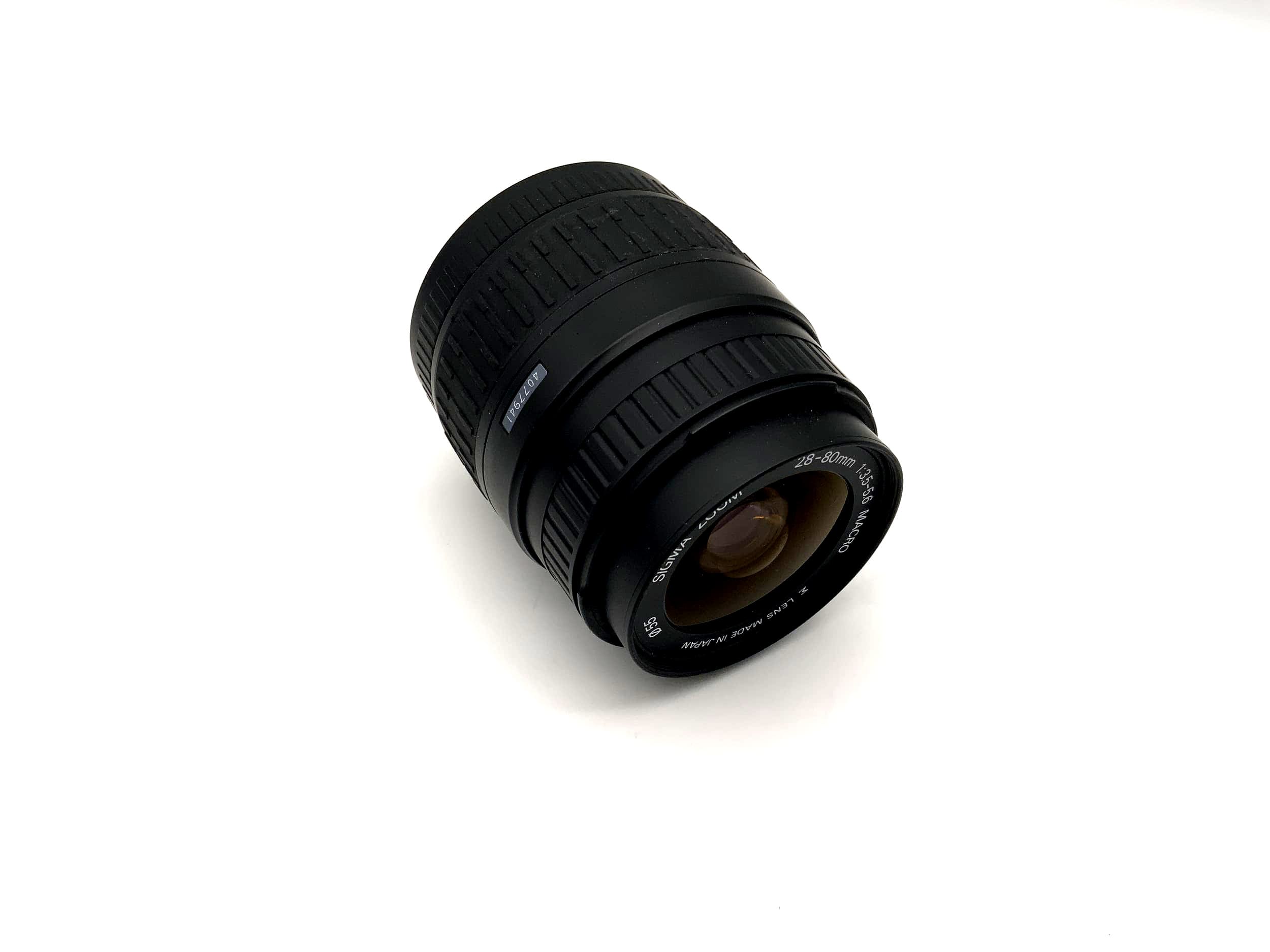 Sigma 28-80mm 1:3.5-5.6 Lens Zoom Macro Camera Camera Lens (Canon EF)