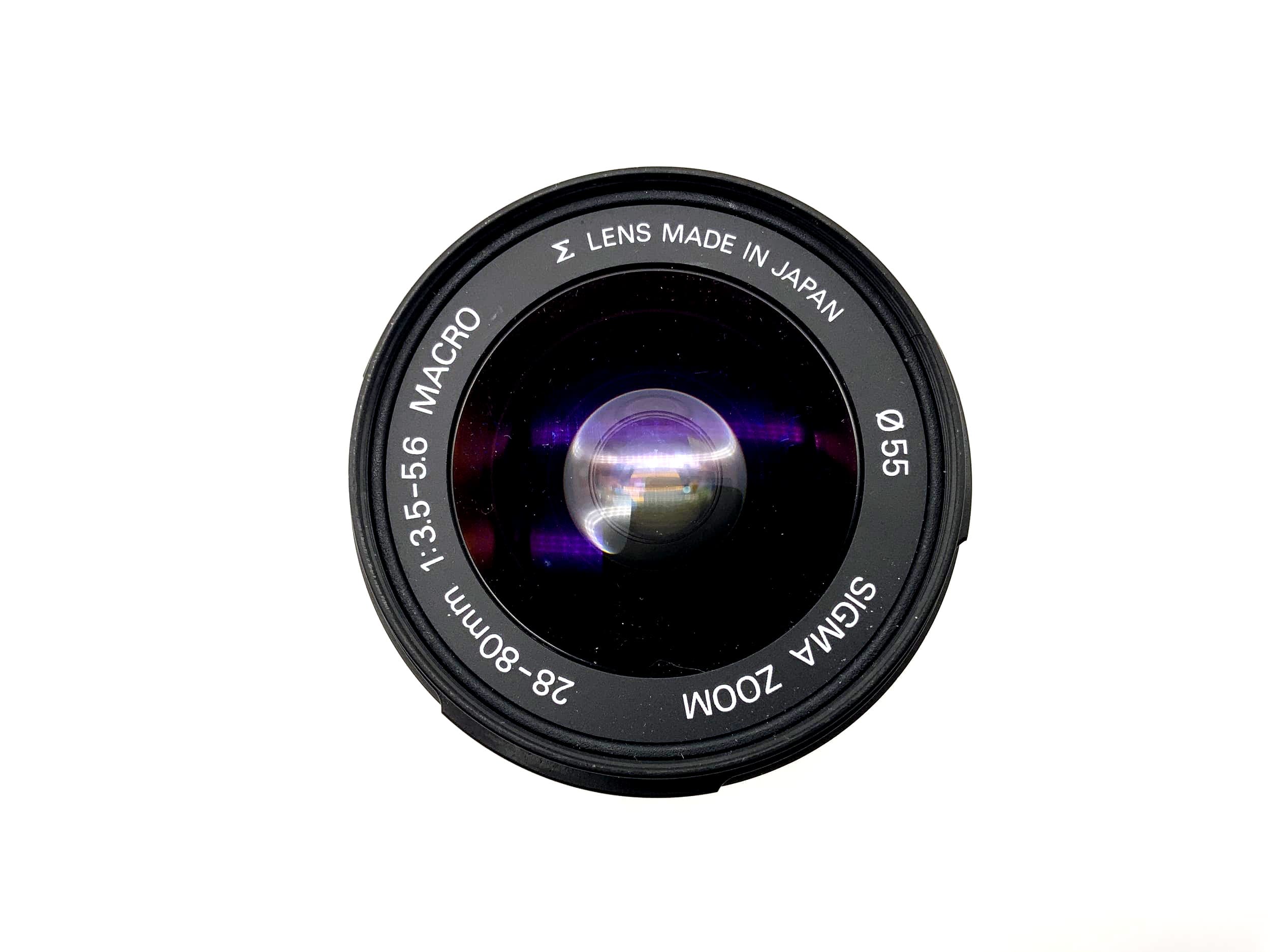 Sigma 28-80mm 1:3.5-5.6 Lens Zoom Macro Camera Camera Lens (Canon EF)