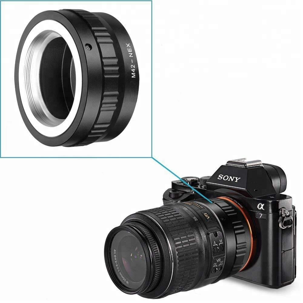 Lens adapter M42-NEX lens mount converter (M42 -> Sony E-Mount)