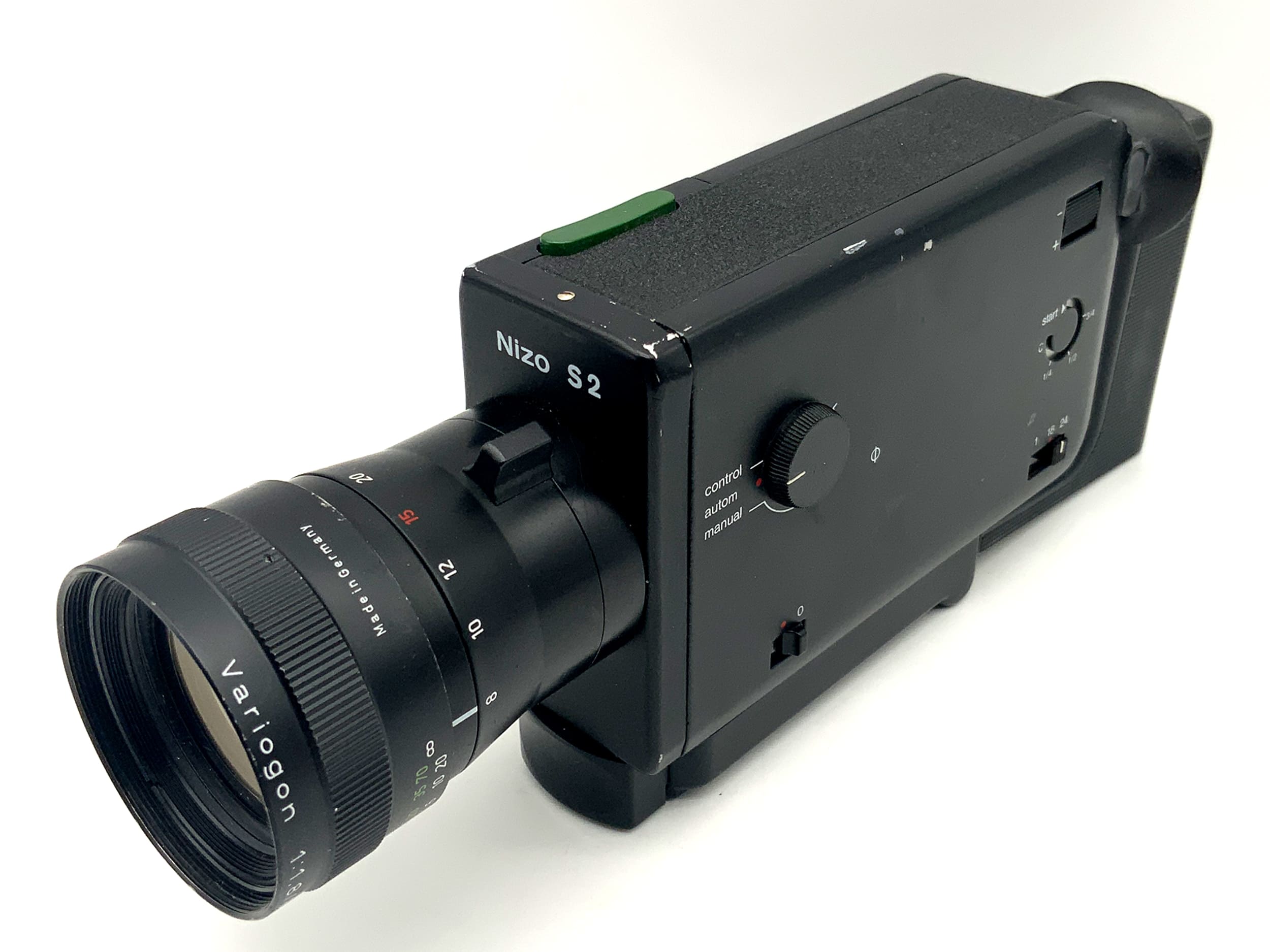 Braun Nizo S2 film camera with Variogon 1:1.8/8-40mm Super 8 lens