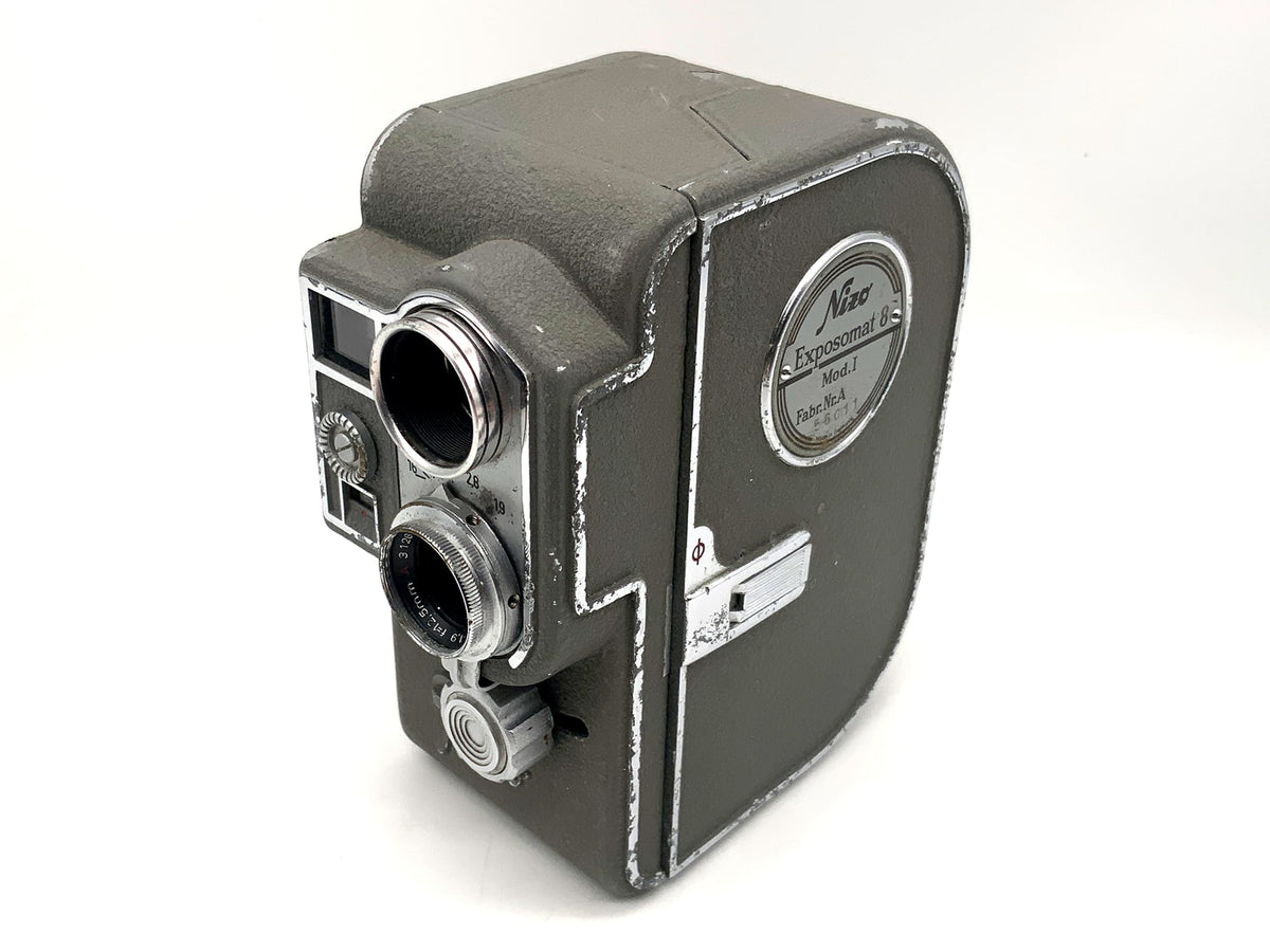 Braun Nizo Exposomat 8 Mod. I film camera with Ronar 1:1.9 f=12.5mm double 8mm lens
