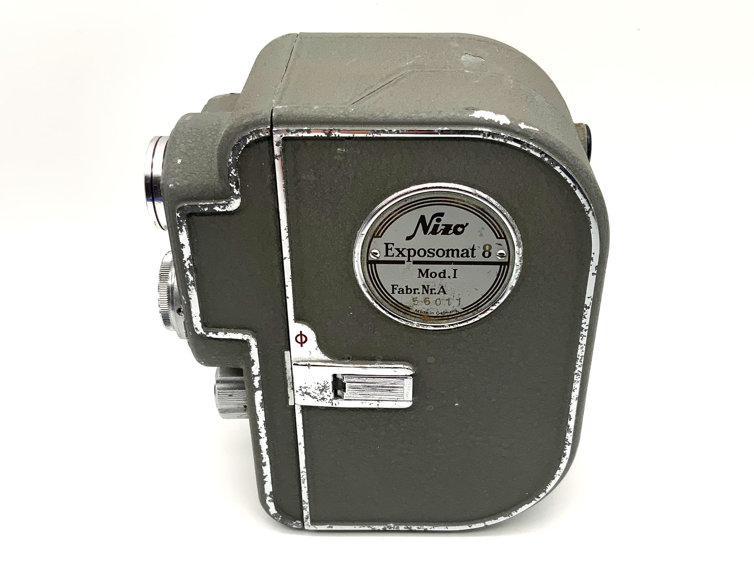Braun Nizo Exposomat 8 Mod. I film camera with Ronar 1:1.9 f=12.5mm double 8mm lens