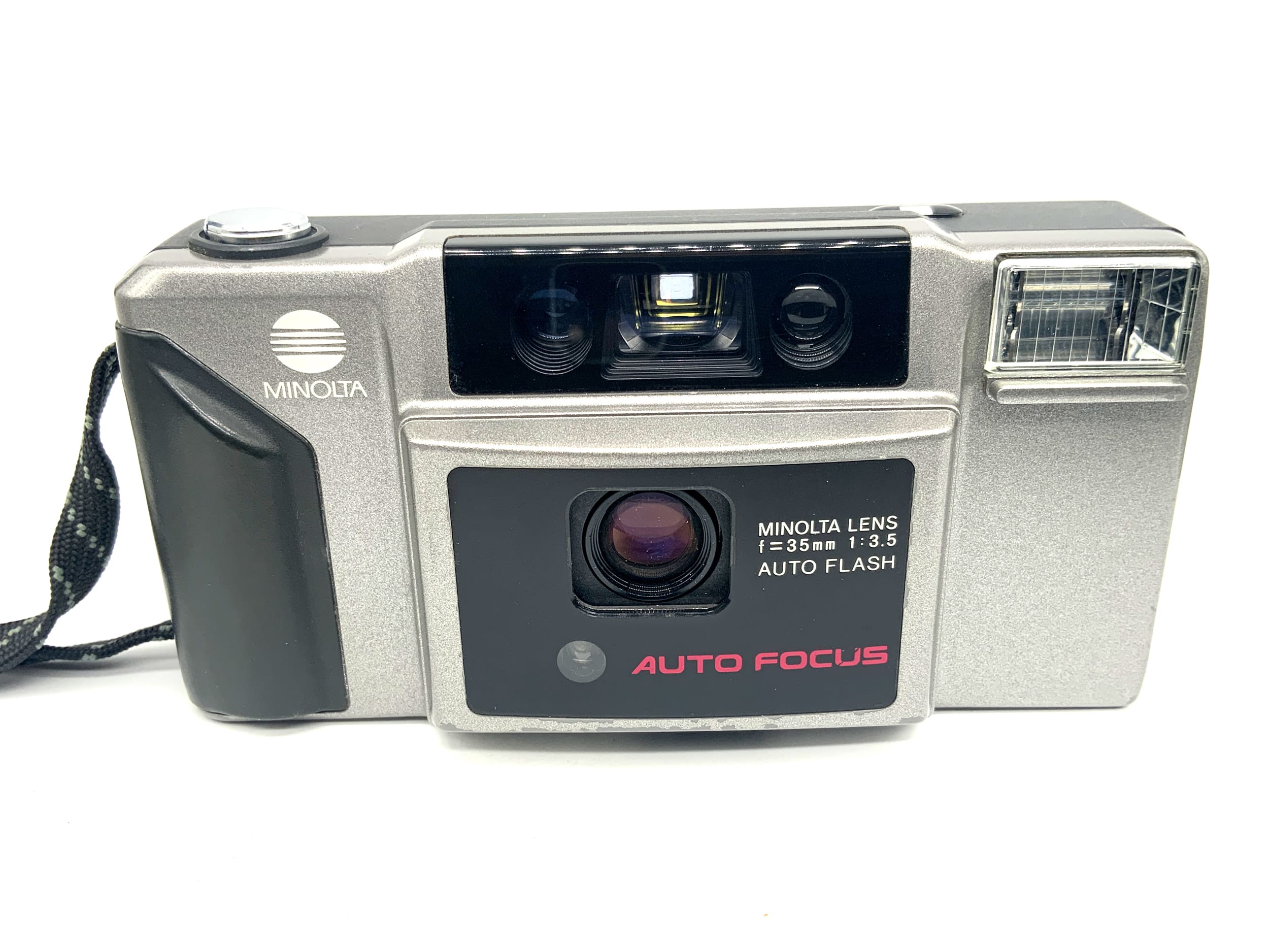 Minolta AF-E Point&Shoot mit 3.5/35mm Auto Flash Kompaktkamera Analogkamera