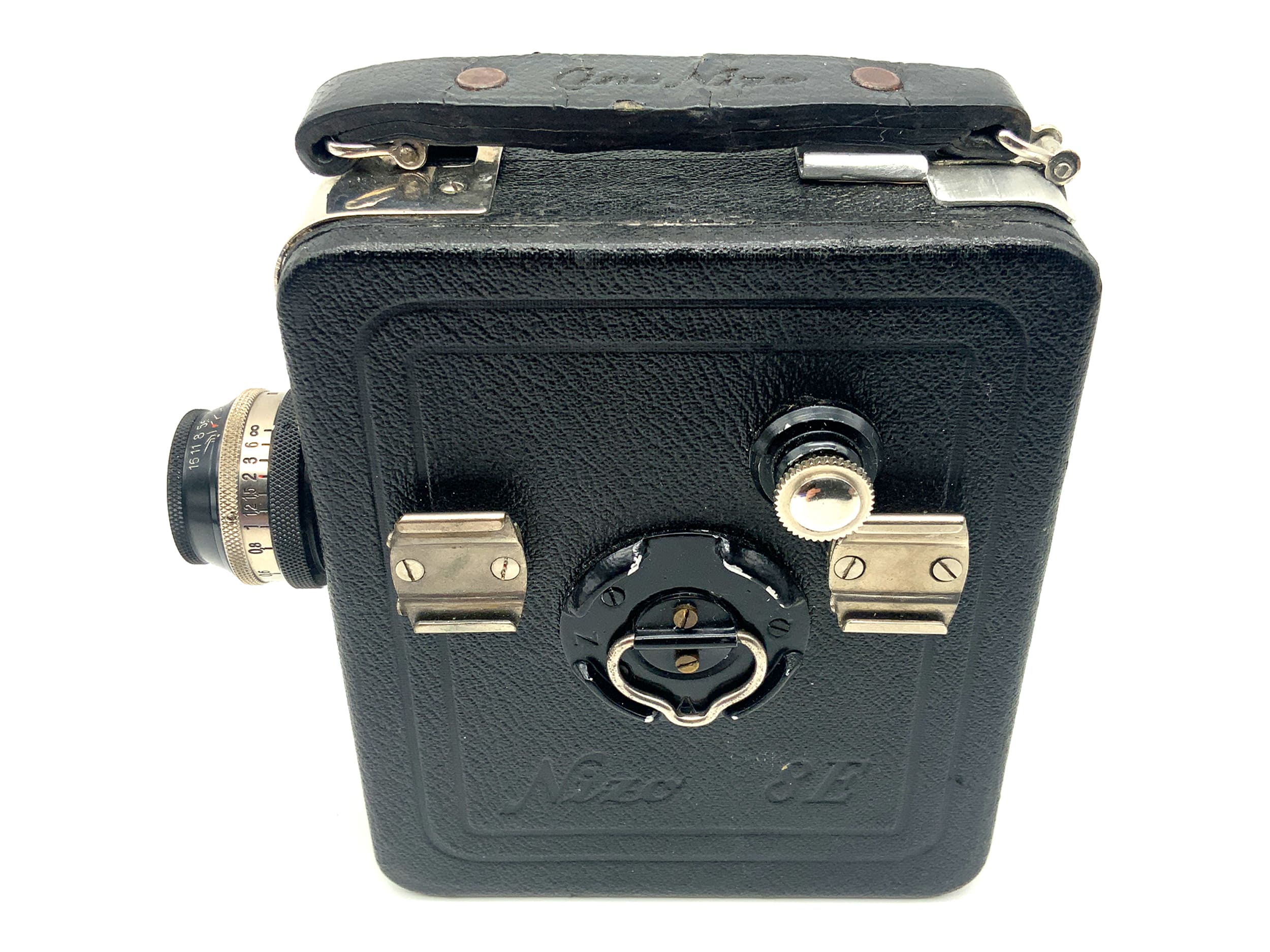 Braun Cine Nizo 8E film camera with Biotar 1:1.5 f=1.25cm double 8mm film