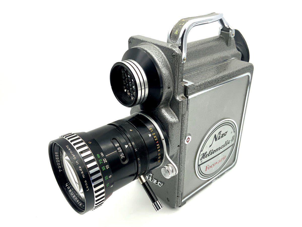 Braun Heliomatic 8 Focovario film camera with Variogon 1:1.8/8-48mm double 8mm lens