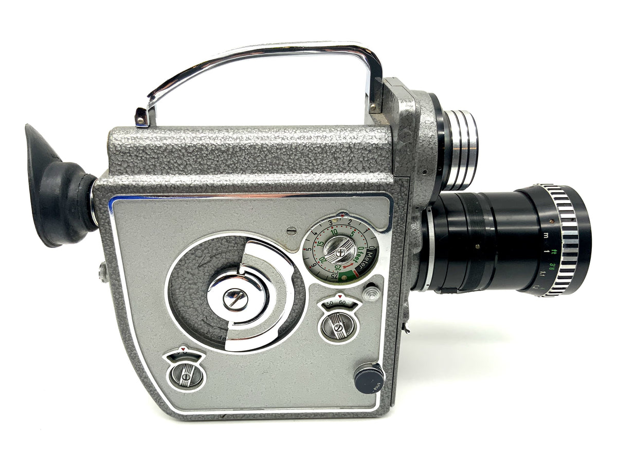 Braun Heliomatic 8 Focovario film camera with Variogon 1:1.8/8-48mm double 8mm lens