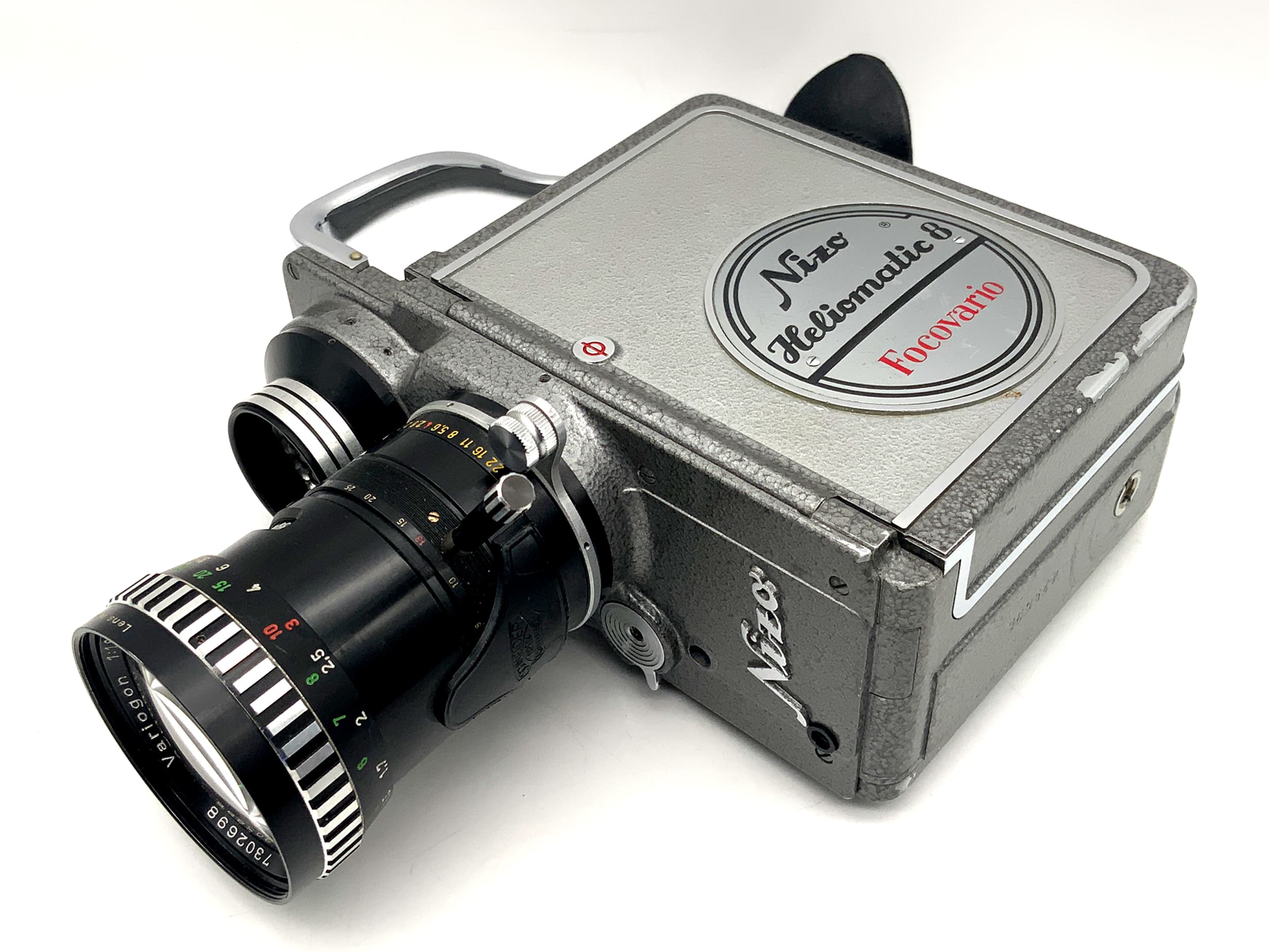 Braun Heliomatic 8 Focovario film camera with Variogon 1:1.8/8-48mm double 8mm lens