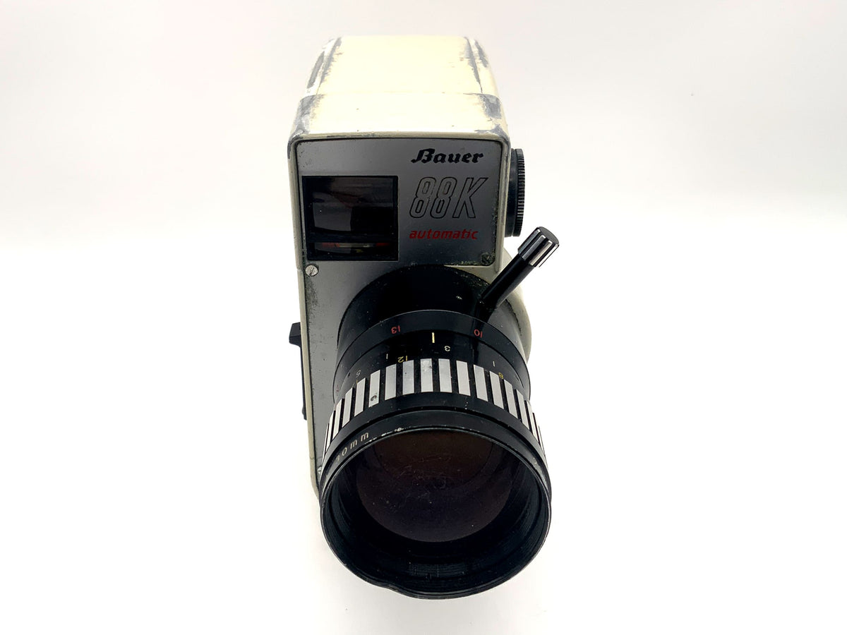 Bauer 88K automatic film camera with Vario 1:1.8/10-30mm lens and grip, double 8mm