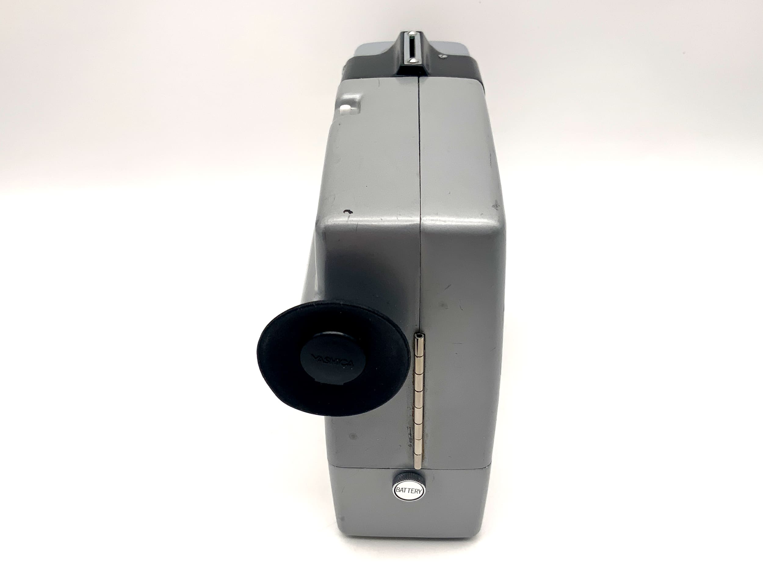 Yashica Super-8 50 film camera with Yashinon 1:1.7 8.5-42.5mm Super 8 lens and grip