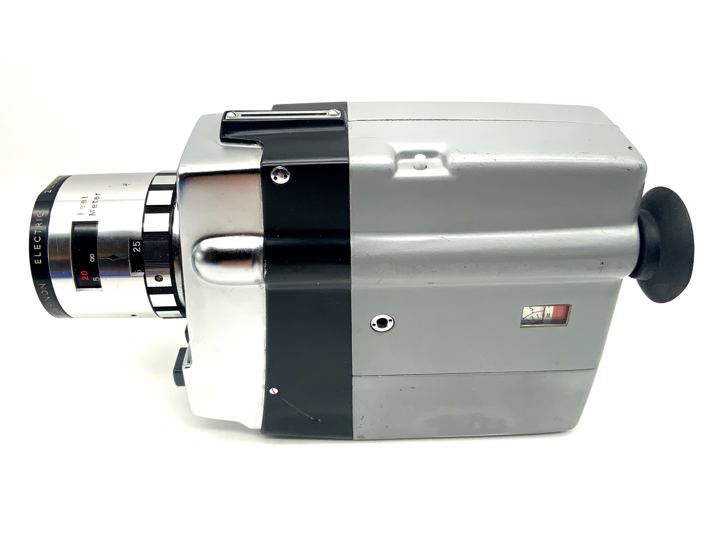 Yashica Super-8 50 film camera with Yashinon 1:1.7 8.5-42.5mm Super 8 lens and grip