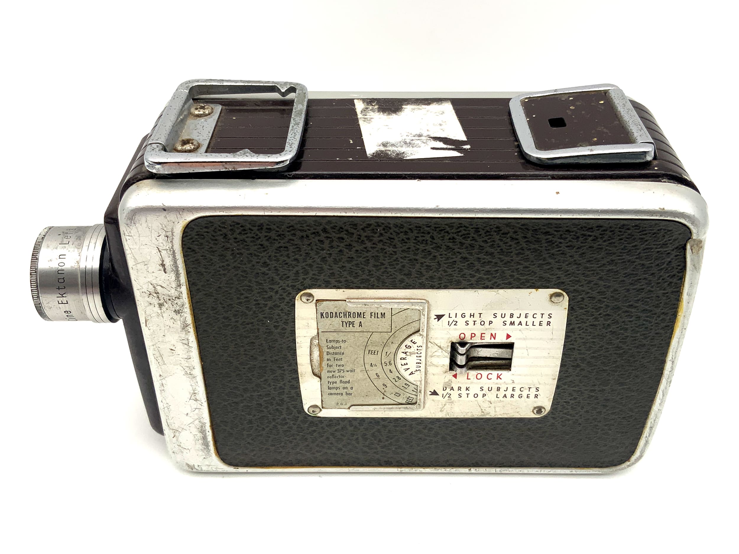 Kodak Brownie film camera with Cine Ektanon Lens 13mm f/1.9 Super 8 film