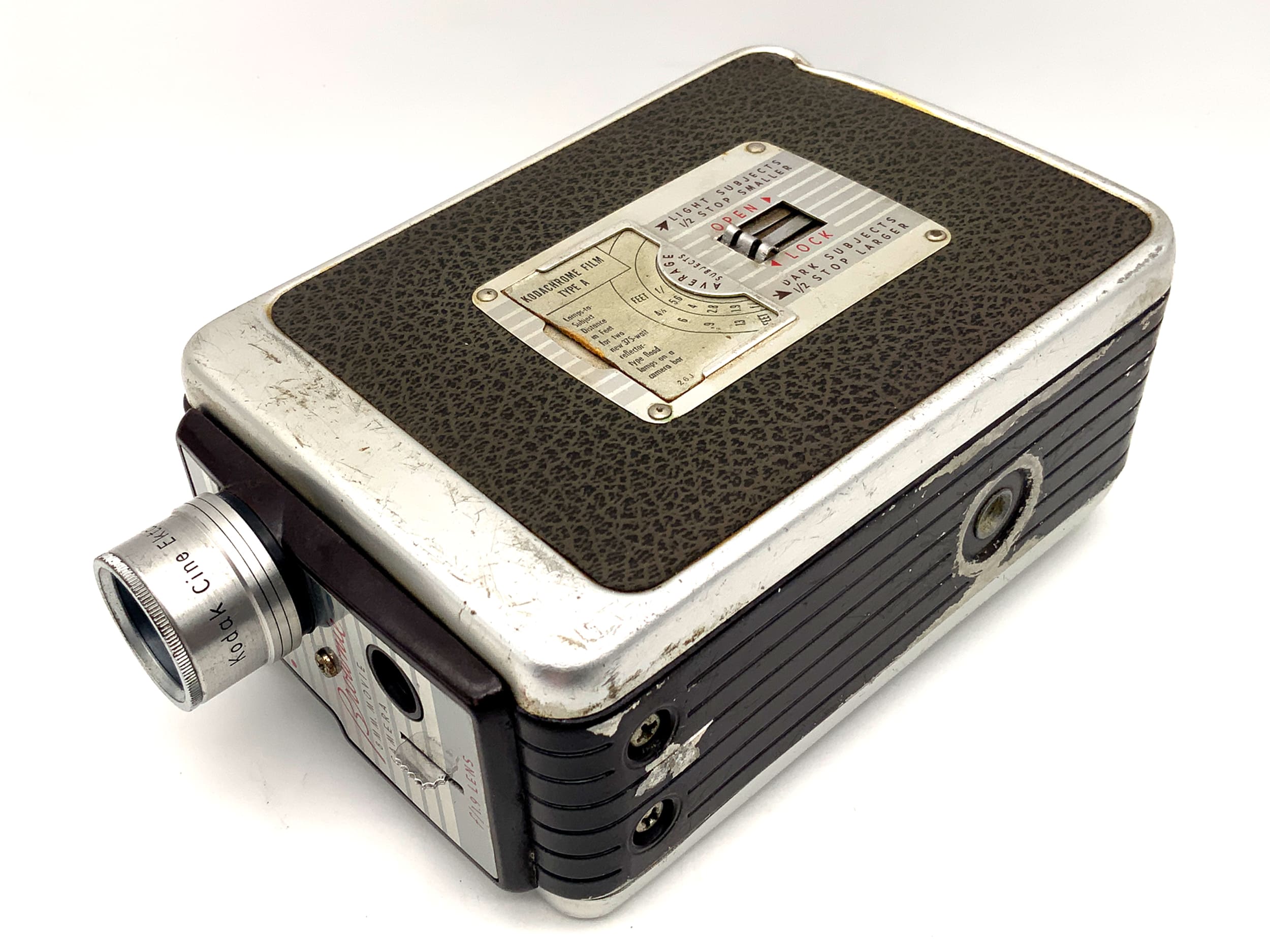 Kodak Brownie film camera with Cine Ektanon Lens 13mm f/1.9 Super 8 film
