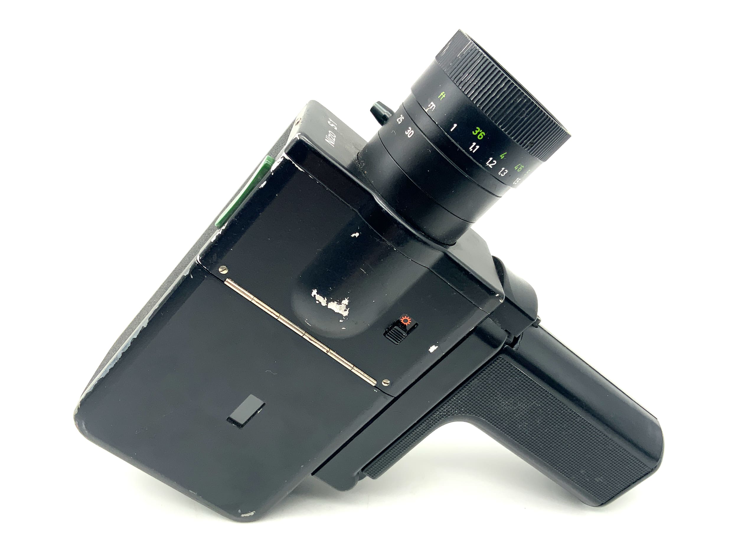 Braun Nizo S1 film camera with Variogon 1:1.8/10-30mm Super 8 lens